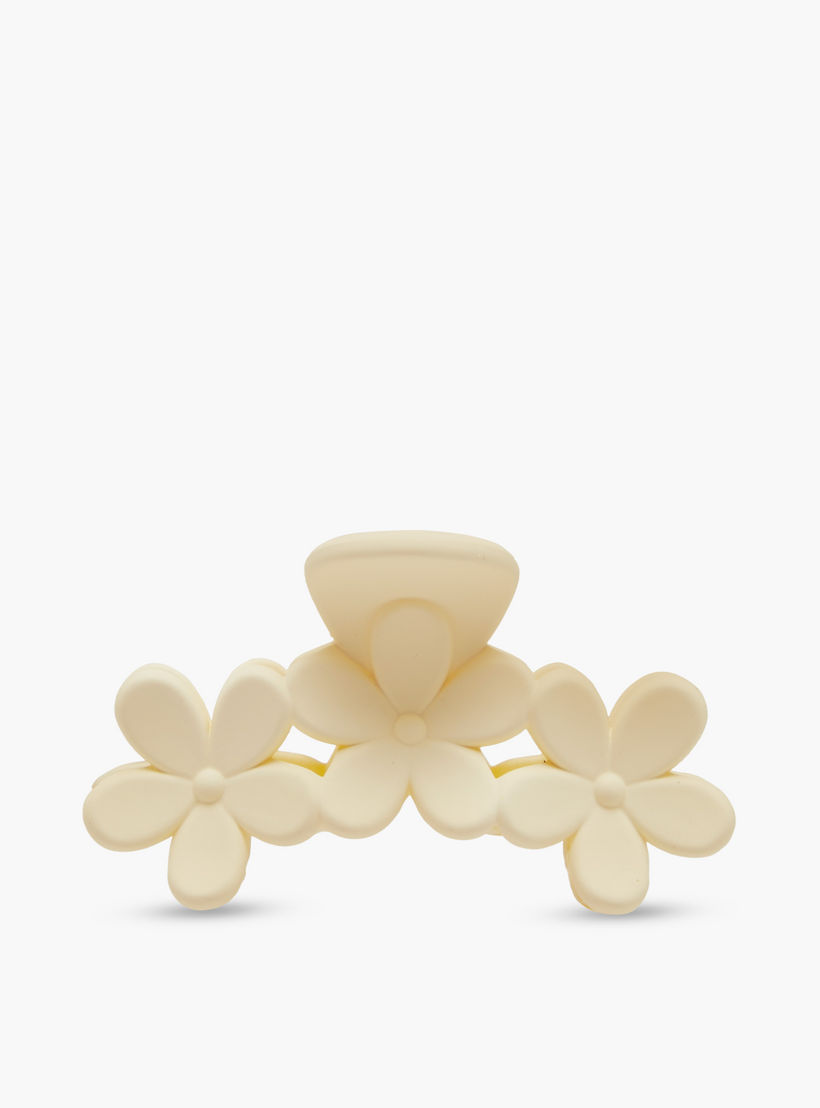 مشبك شعر بتزيينات زهرية - طقم من 4 قطع-women-hairaccessories-clamps-image-4