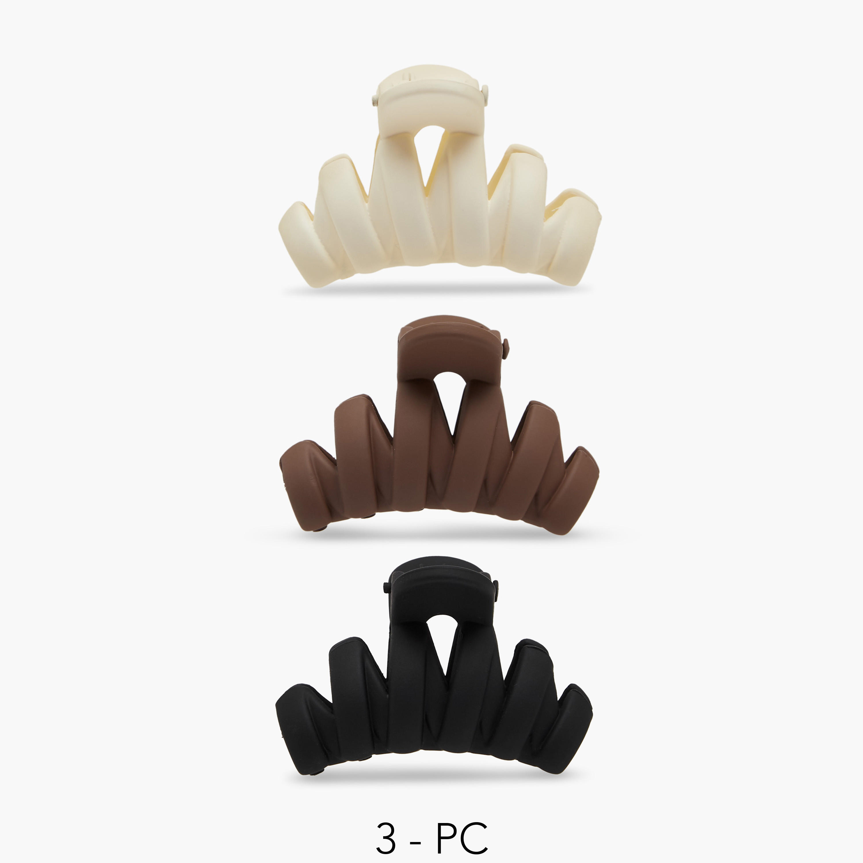 Solid Hair Clamp - Set of 3-women-hairaccessories-clamps-image-1
