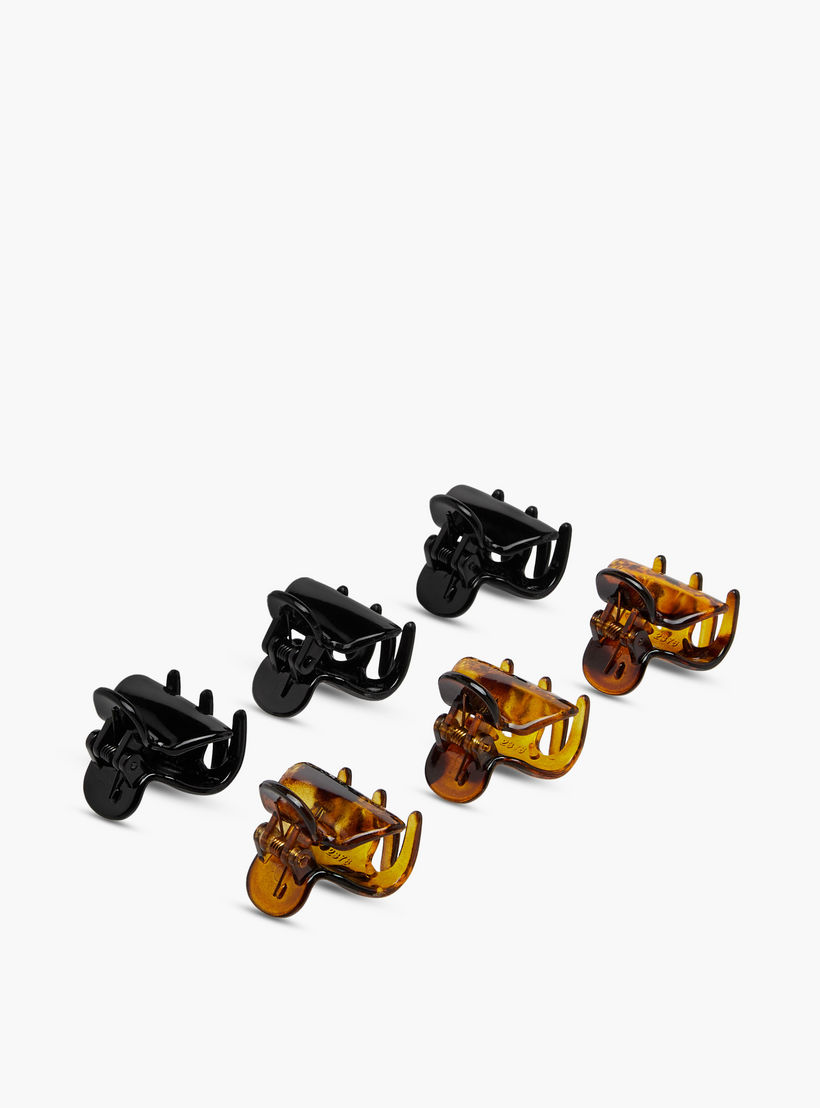 مشبك شعر سادة - طقم من 6 قطع-women-hairaccessories-clamps-image-4
