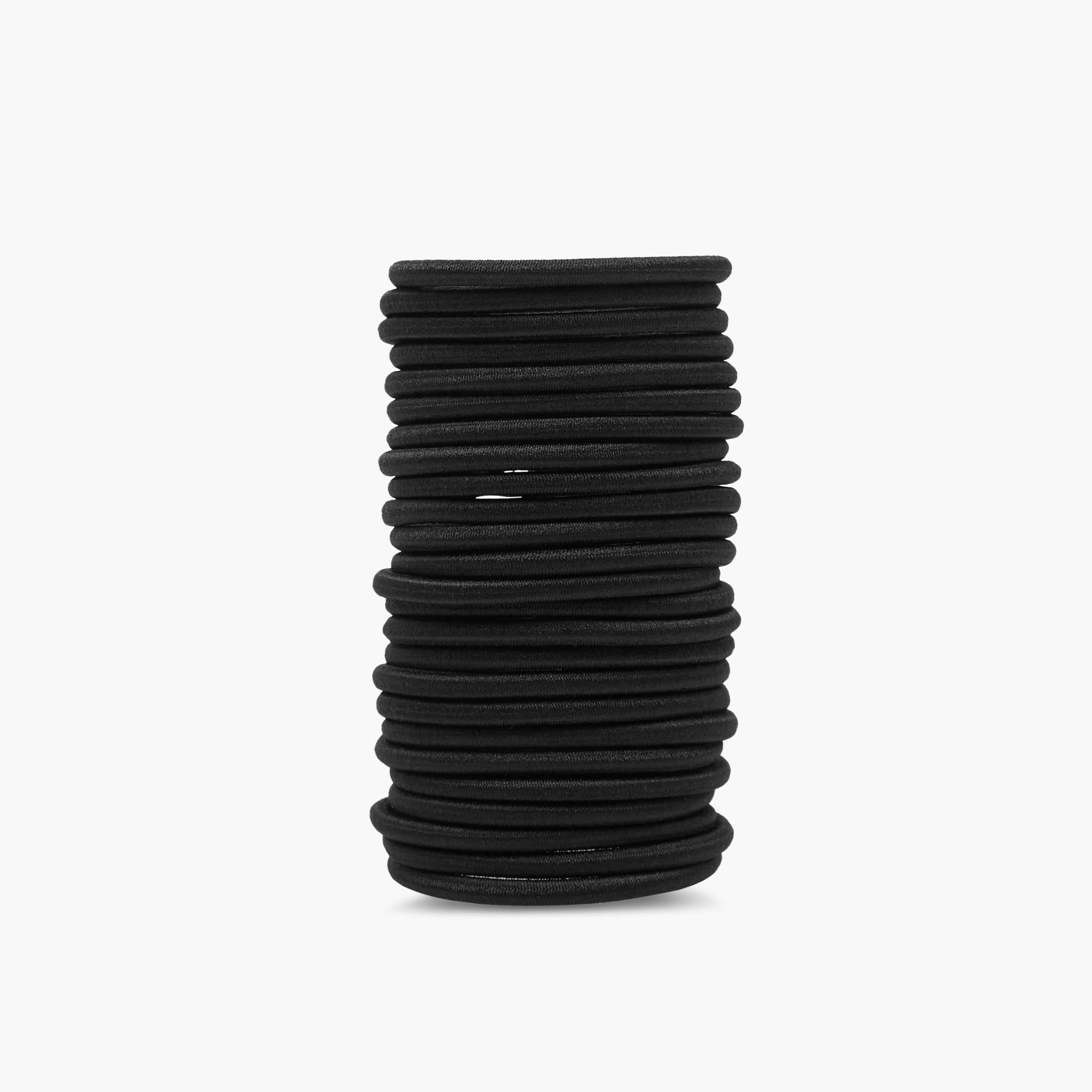 Solid Elasticated Hair Tie - Set of 50-women-hairaccessories-bands-image-2