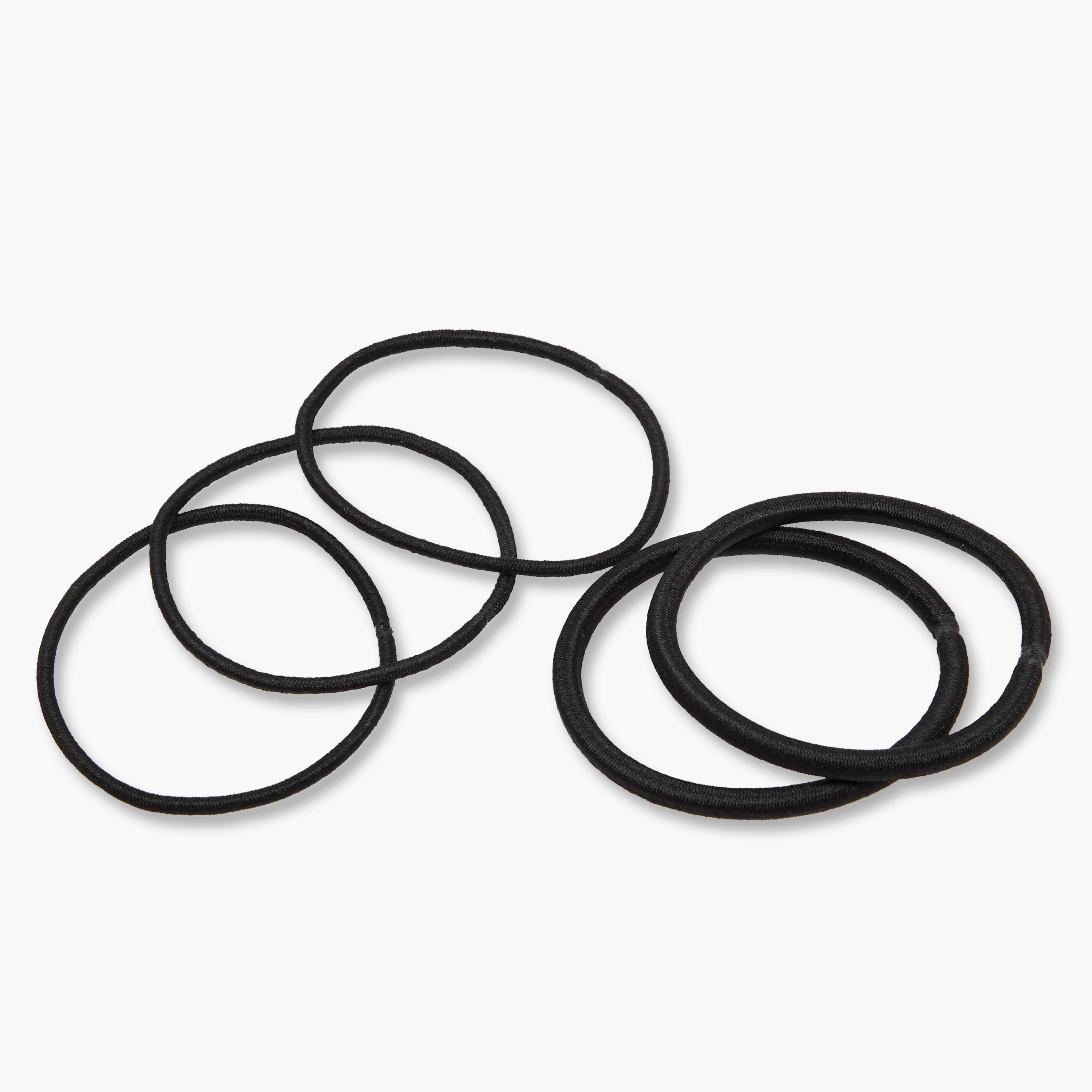 Solid Elasticated Hair Tie - Set of 50-women-hairaccessories-bands-image-5