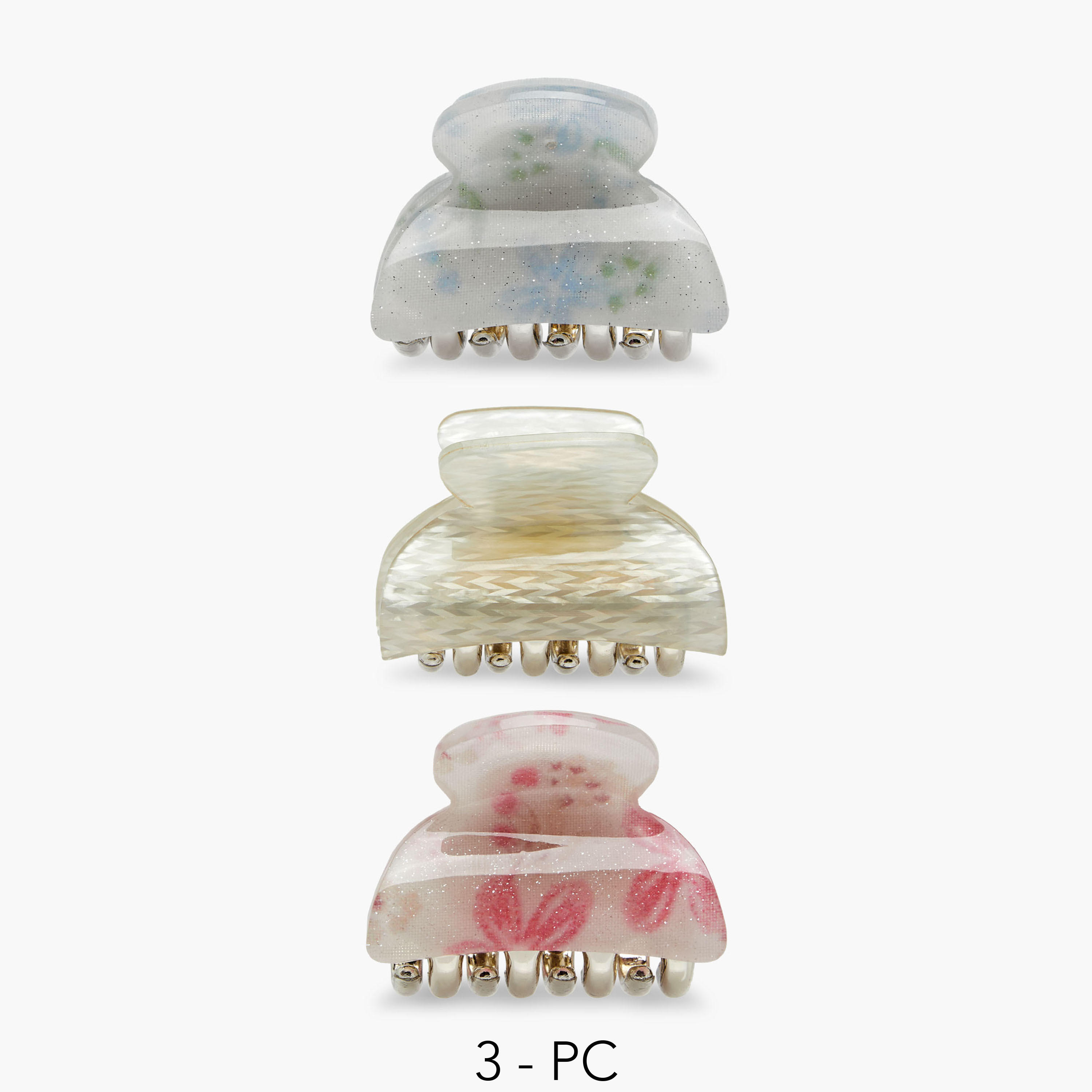 مشابك شعر متنوعة - طقم من 3 قطع-women-hairaccessories-clamps-image-1