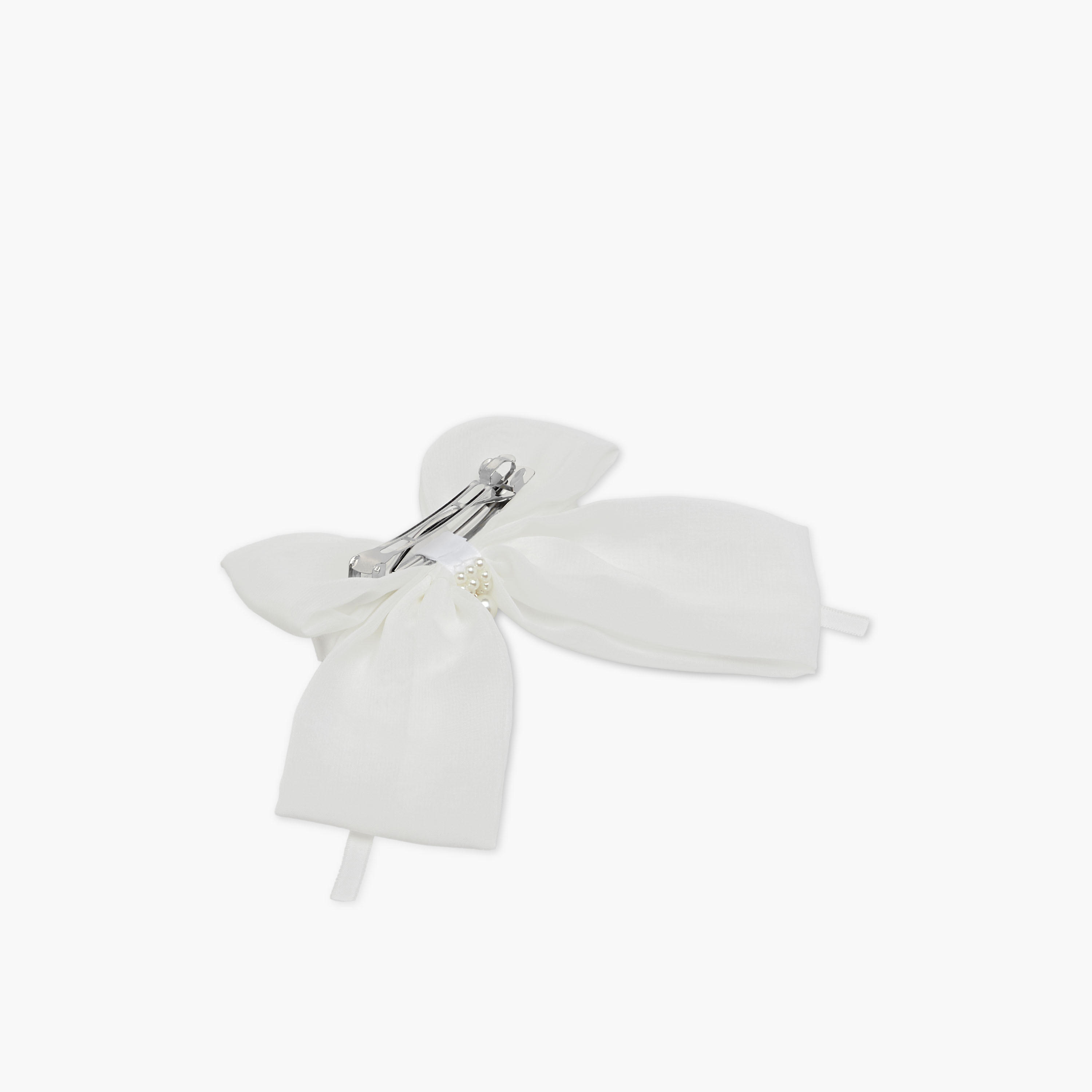 Bow Accent Barrette Hair Clip-women-hairaccessories-clips-image-2