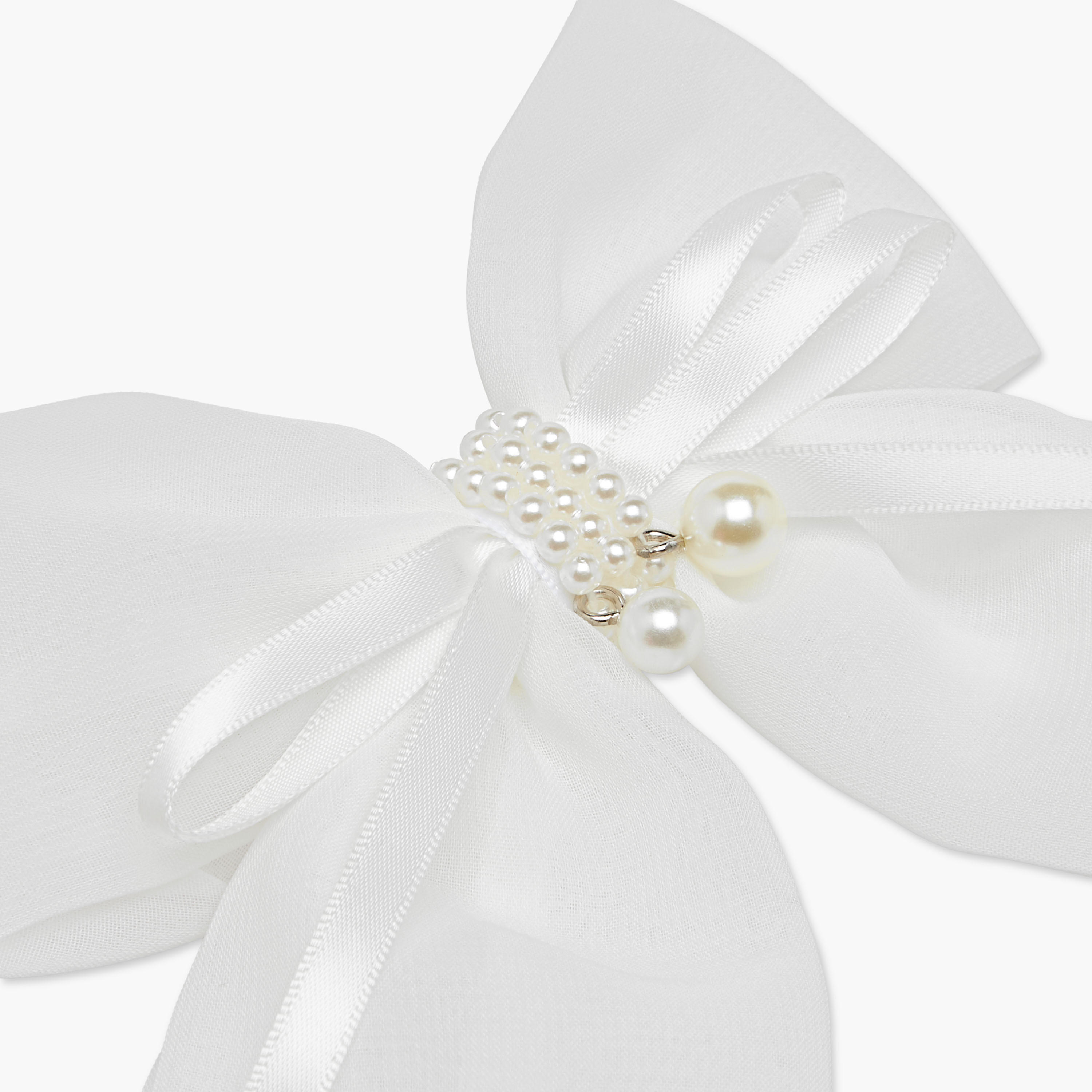 Bow Accent Barrette Hair Clip-women-hairaccessories-clips-image-3