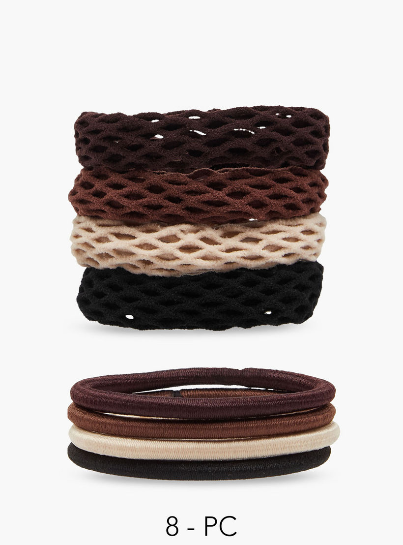 ربطات شعر سادة - طقم من 8 قطع-women-hairaccessories-bands-image-1