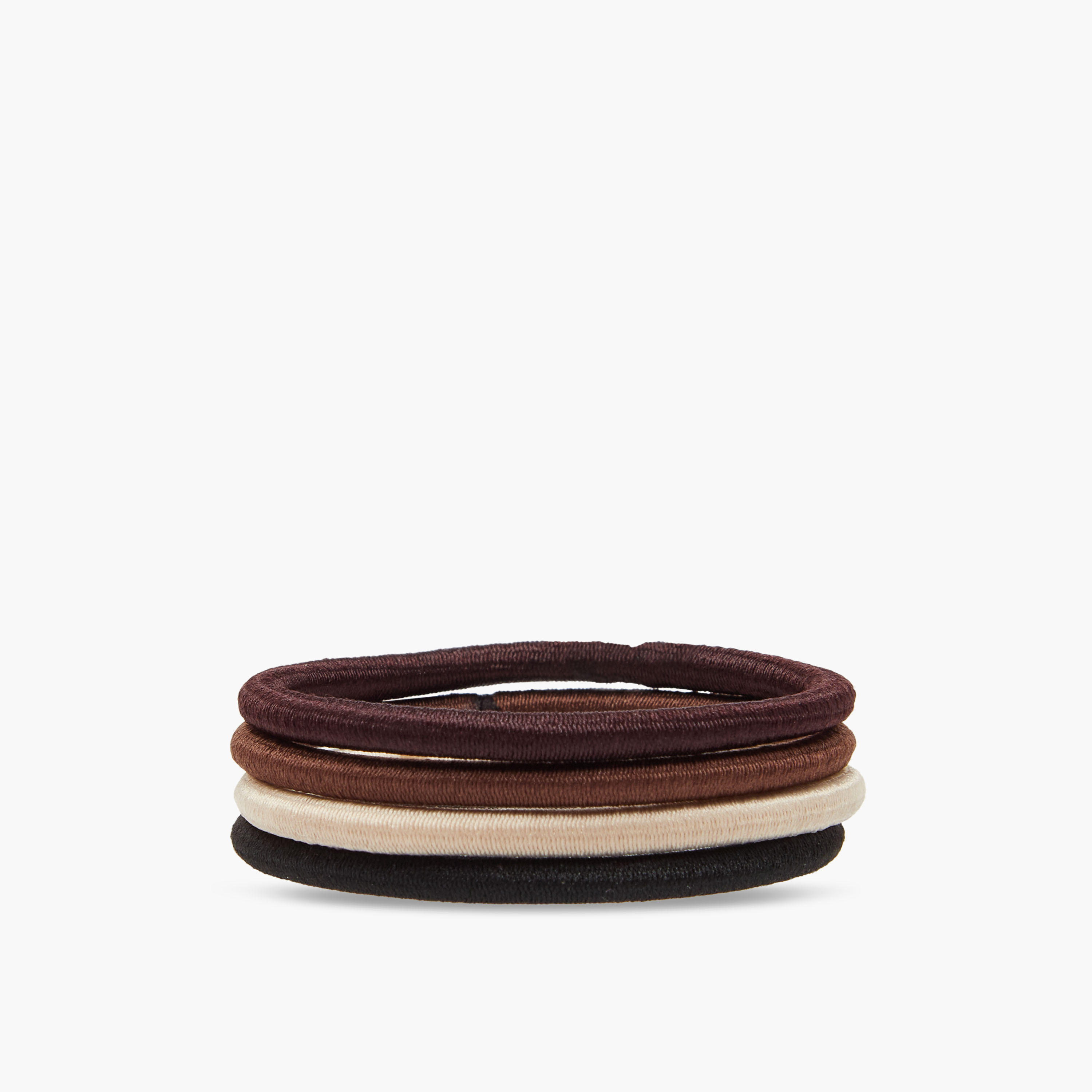 Solid Hair Tie - Set of 8-women-hairaccessories-bands-image-3