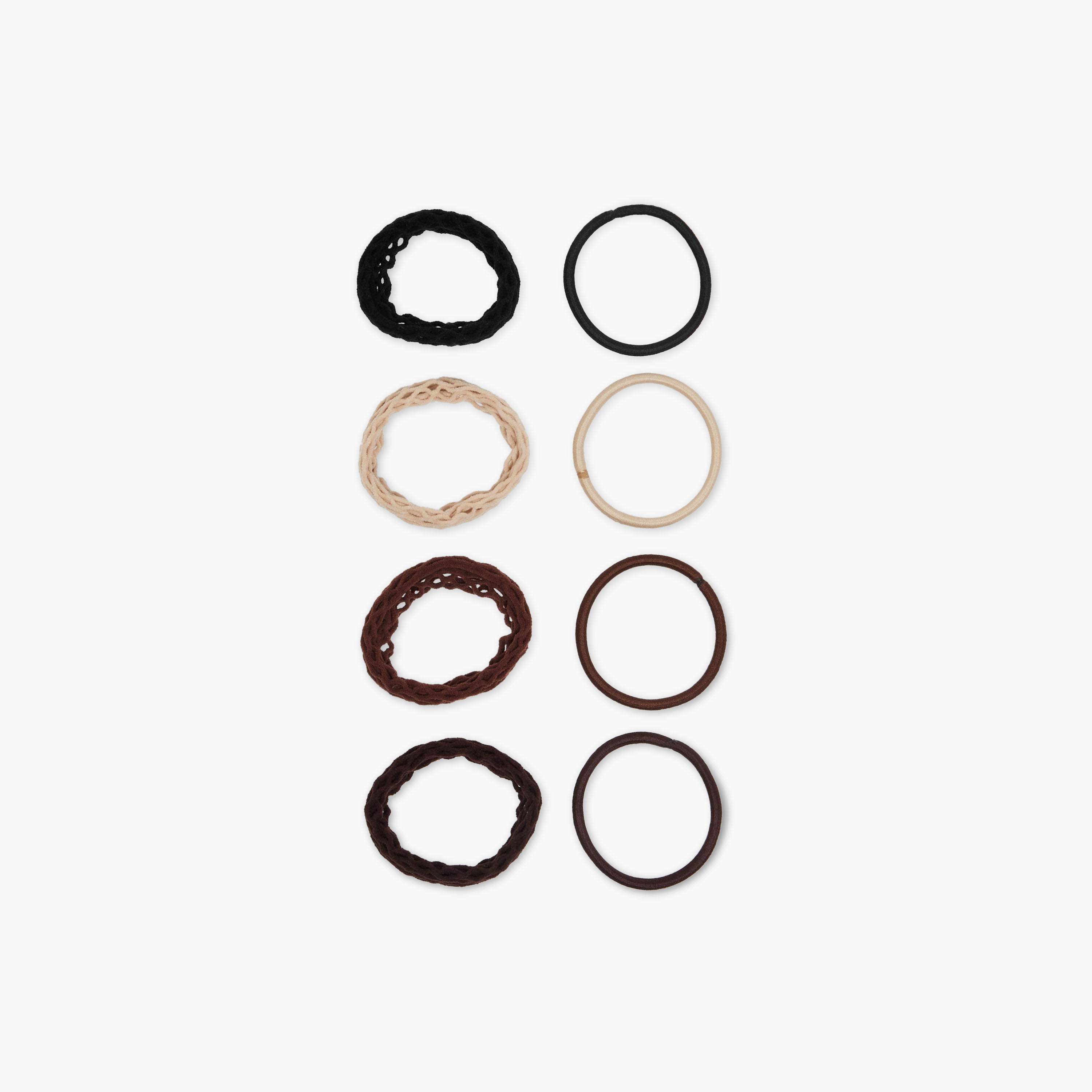 ربطات شعر سادة - طقم من 8 قطع-women-hairaccessories-bands-image-5