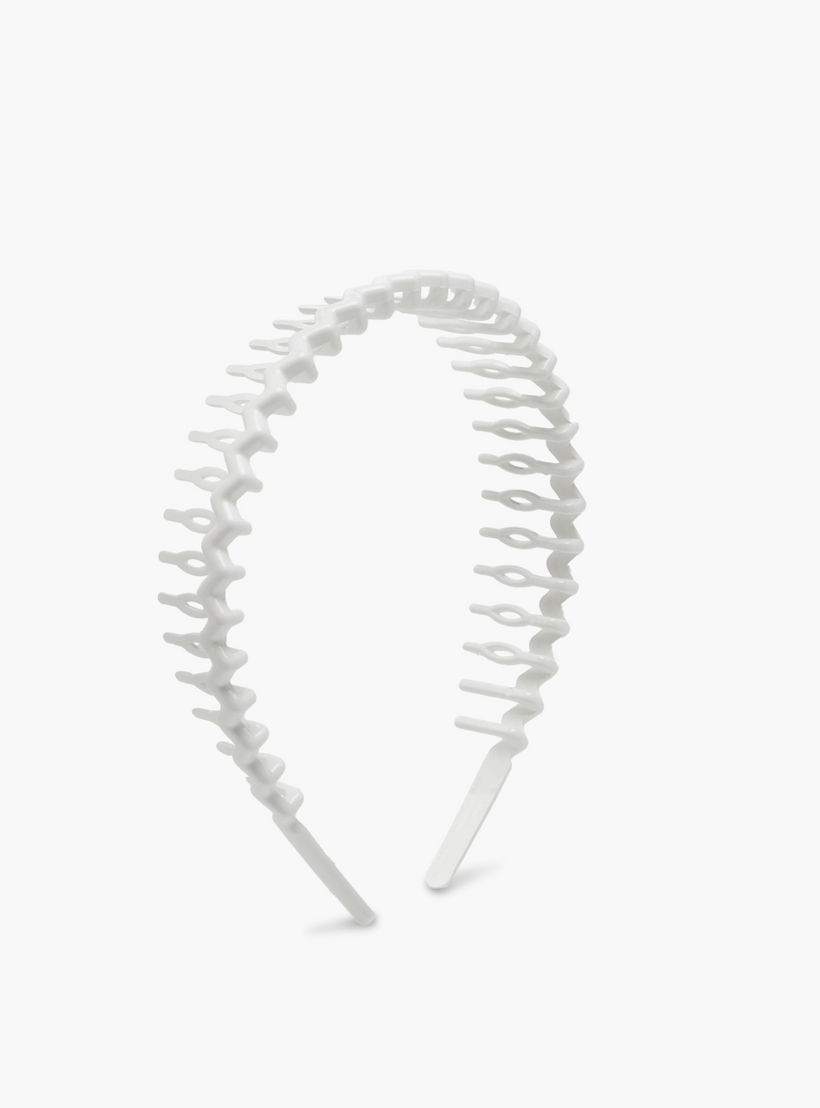 Solid Zig Zag Hairband - Set of 5-women-hairaccessories-bands-image-4