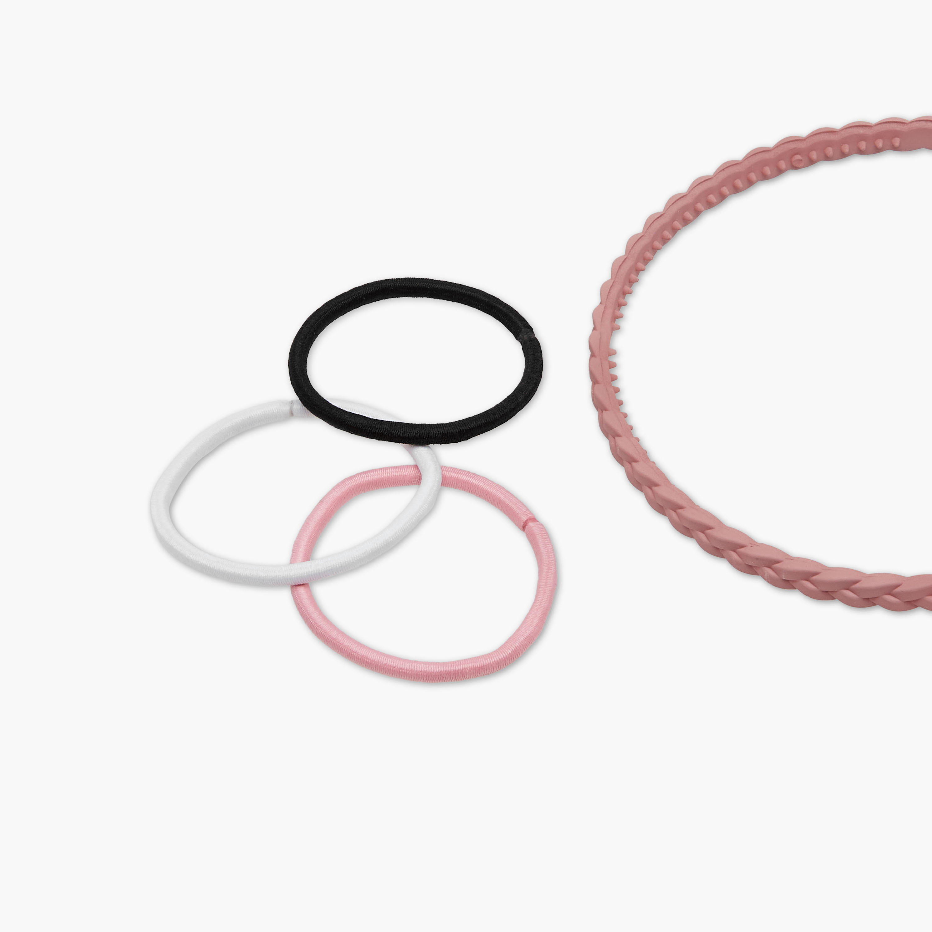 Solid 9-Piece Hair Tie and Braided Hairband Set-women-hairaccessories-others-image-9