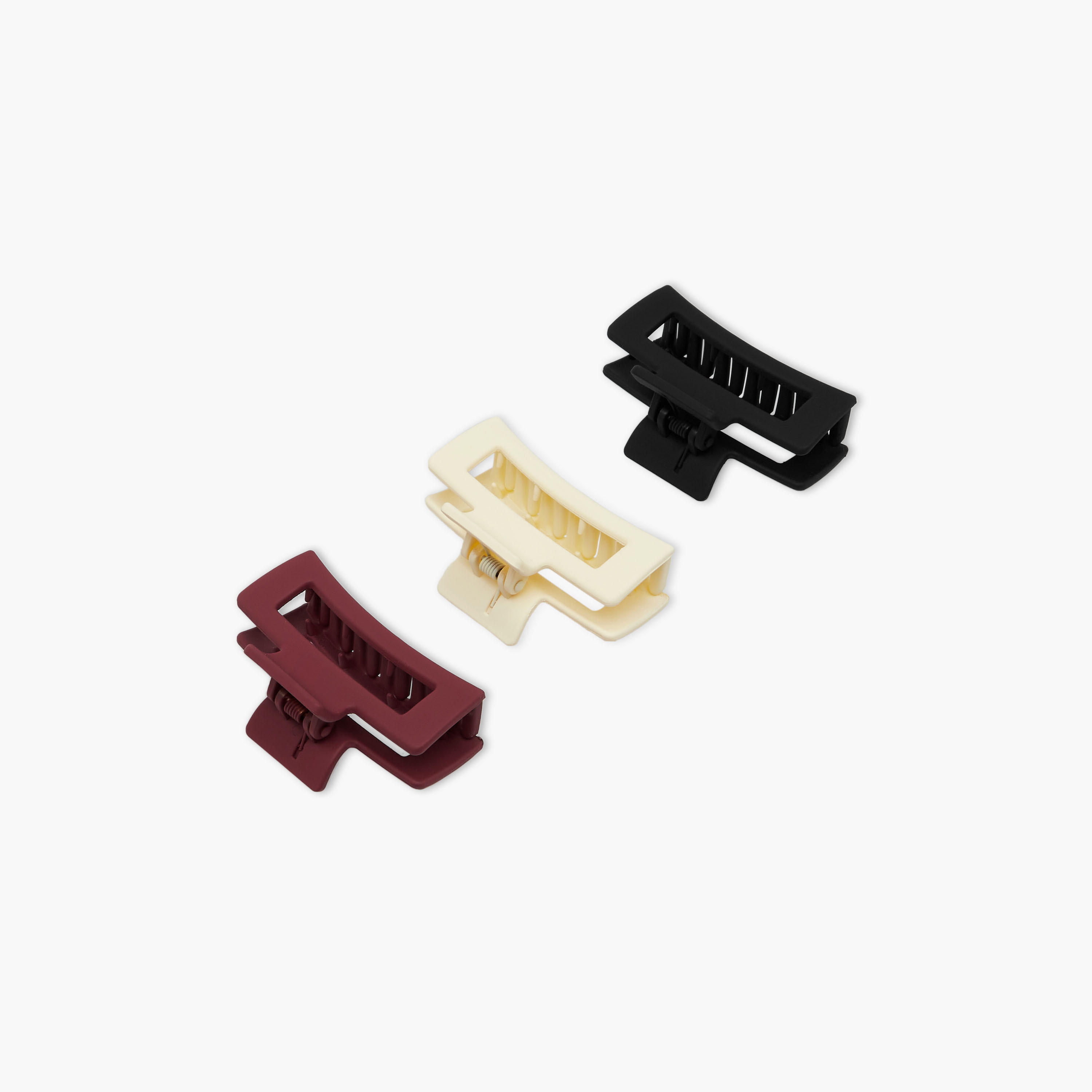 مشبك شعر سادة - طقم من 3 قطع-women-hairaccessories-clamps-image-5