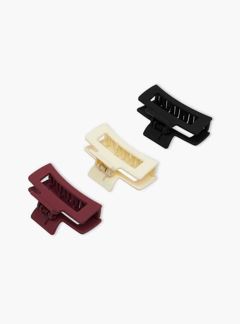 مشبك شعر سادة - طقم من 3 قطع-women-hairaccessories-clamps-image-5