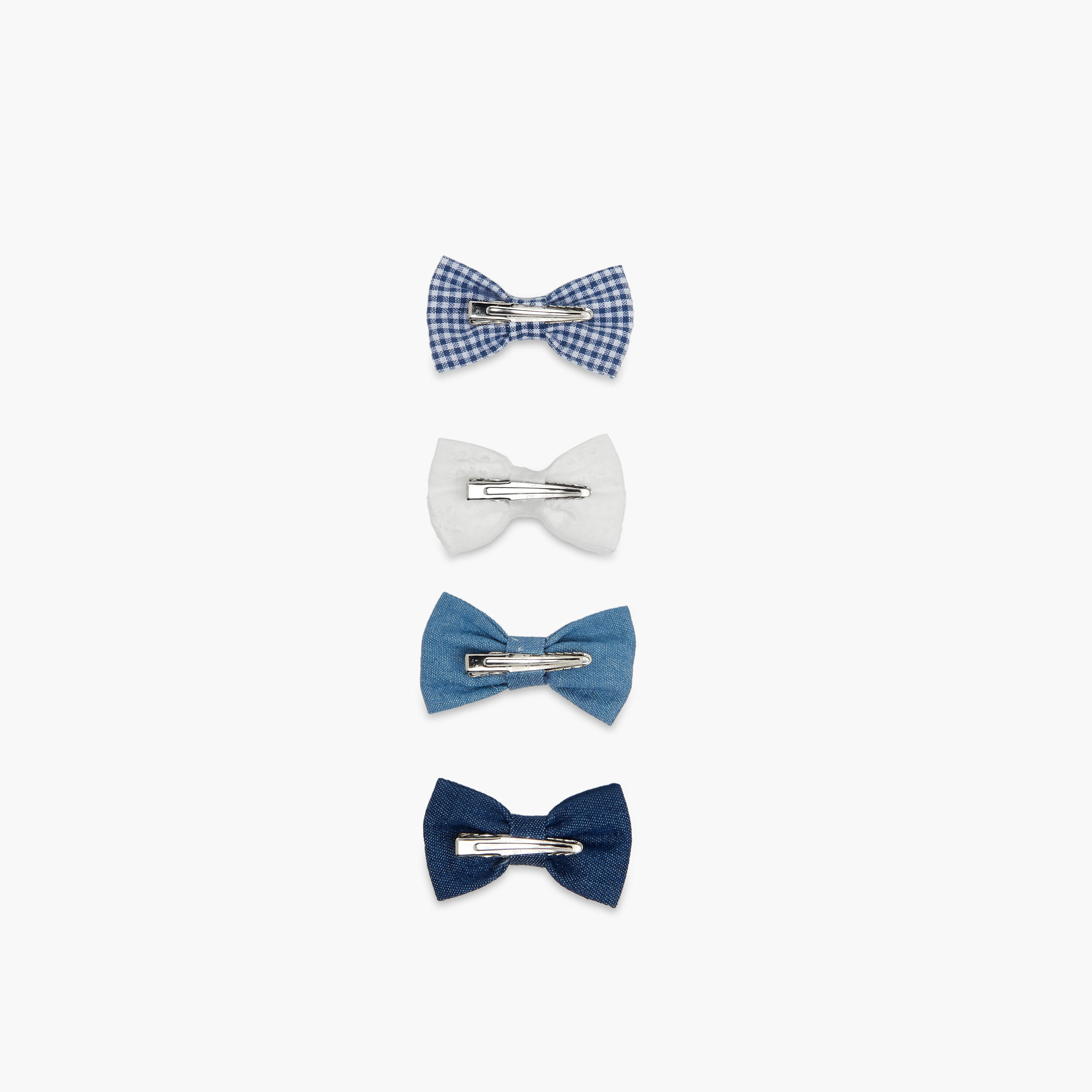 مشابك شعر بفيونكة - طقم 4 قطع-women-hairaccessories-clips-image-2