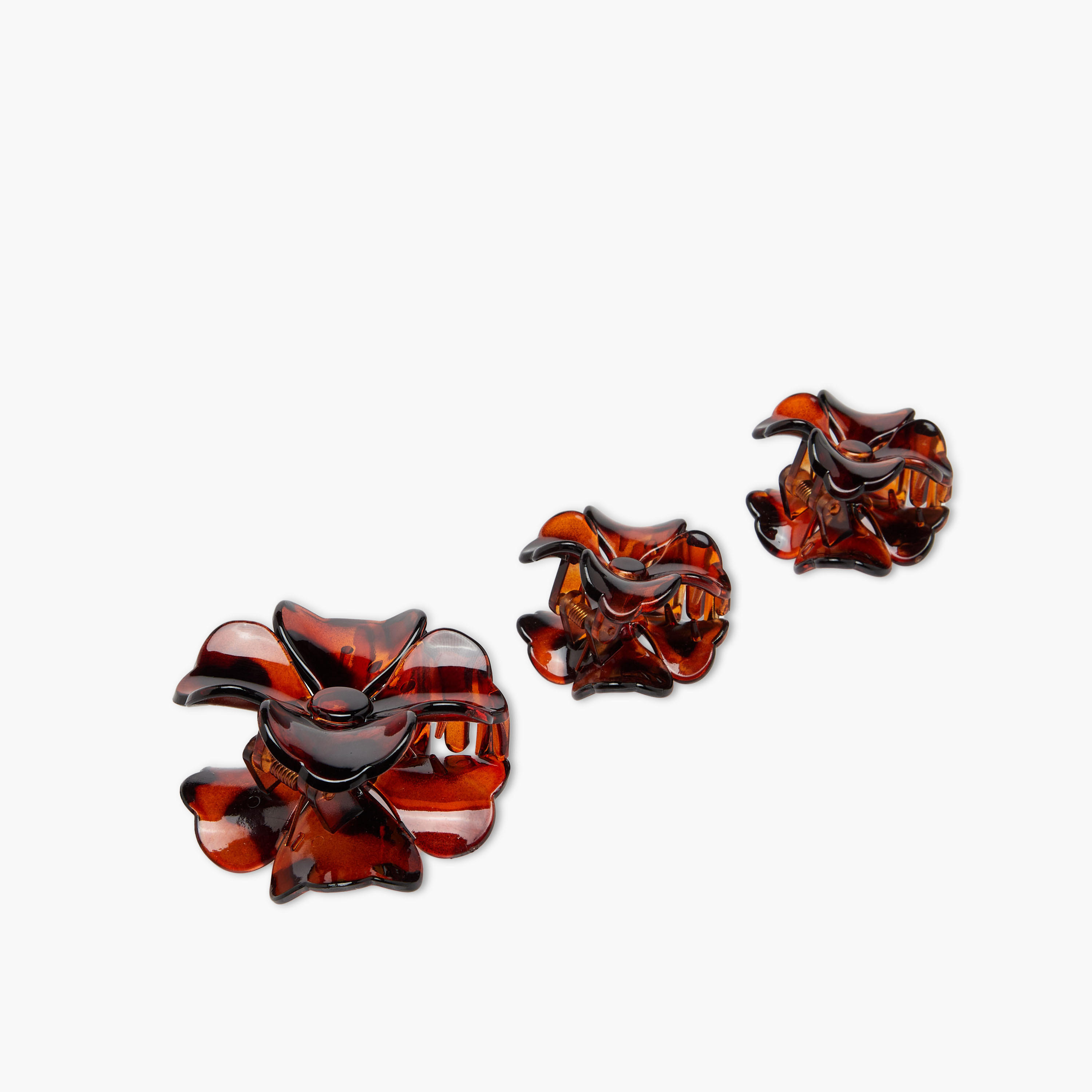 Floral Hair Clamp - Set of 3-women-hairaccessories-clamps-image-3