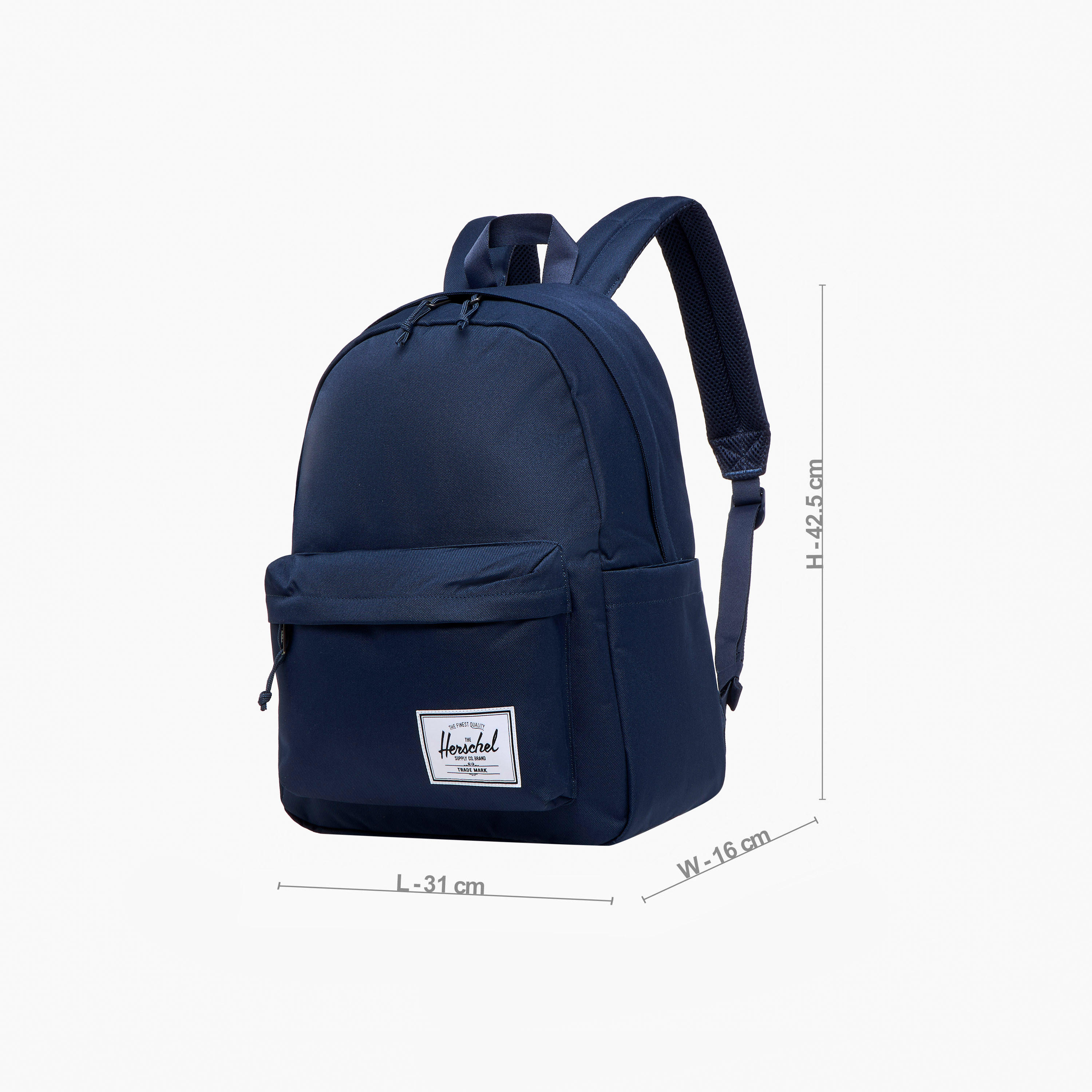 شنطة ظهر سادة بحمالات قابلة للتعديل وسحاب إغلاق من هيرشيل سابلاي كو - 43x31x16 سم-school-bagsandbackpacks-backpacks-image-7