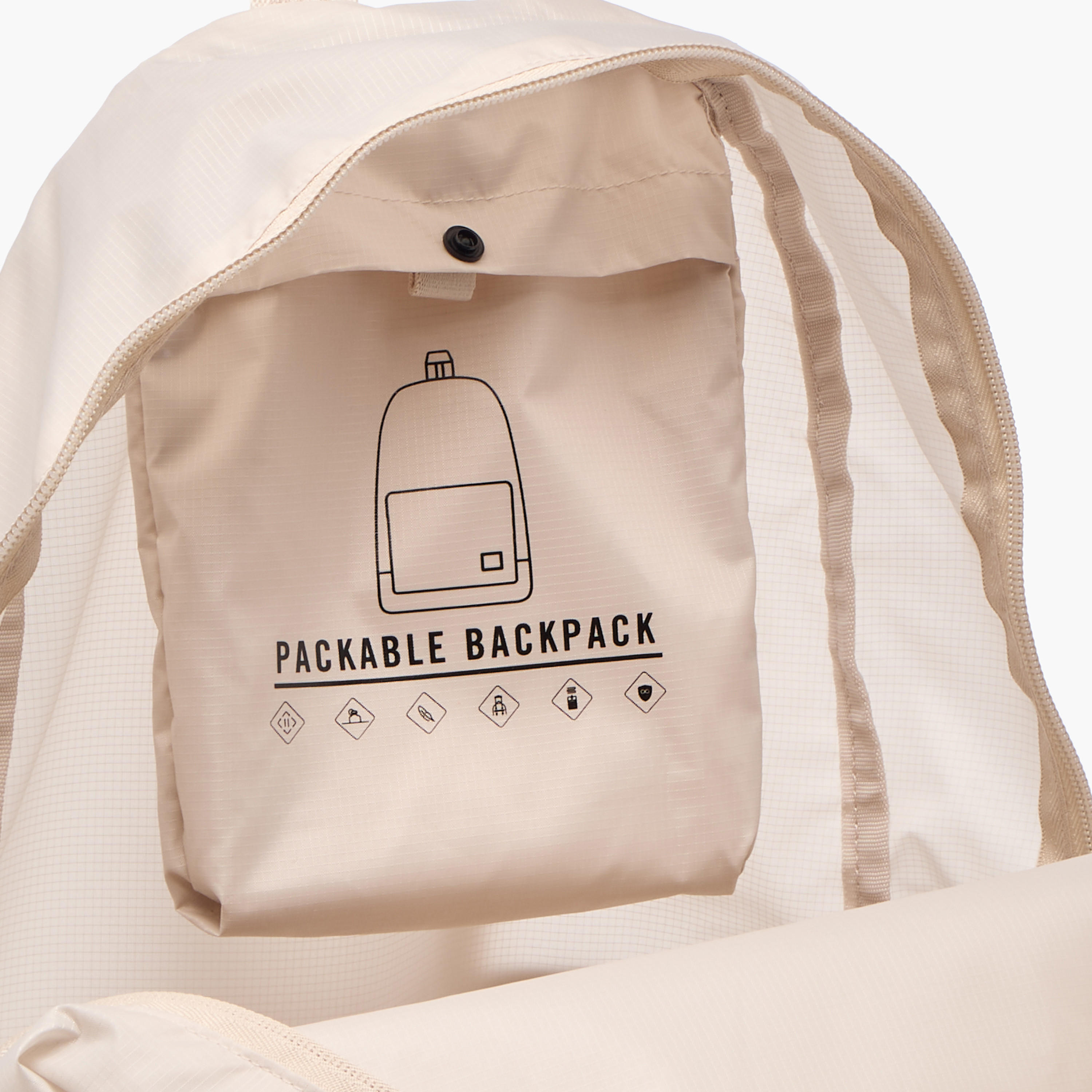 Herschel Supply Co Solid Packable Backpack with Adjustable Straps - 46x31x17 cms-school-bagsandbackpacks-backpacks-image-8
