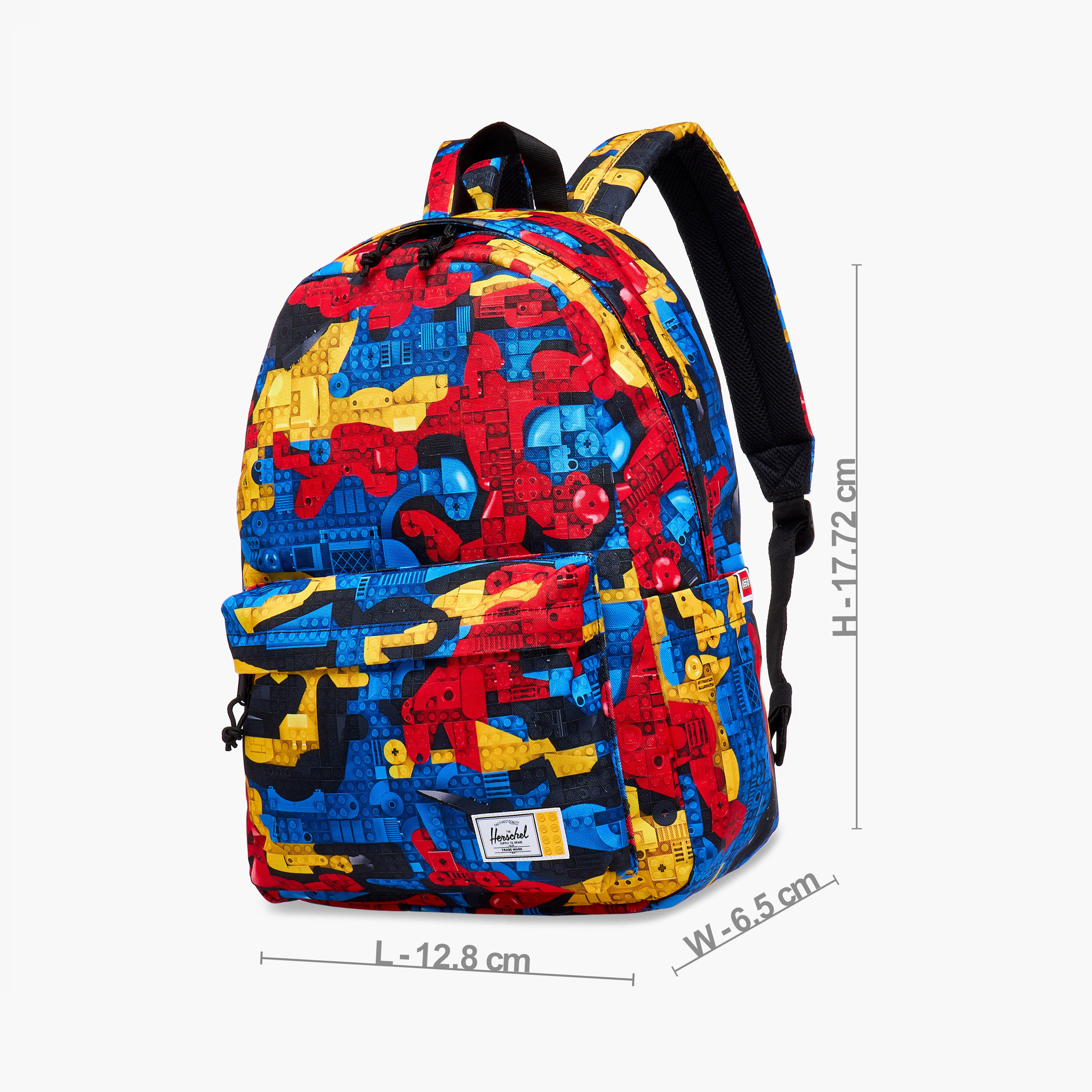 Herschel Supply Co Printed Backpack with Adjustable Straps and Zip Closure - 18x13x7 cms-school-bagsandbackpacks-backpacks-image-2