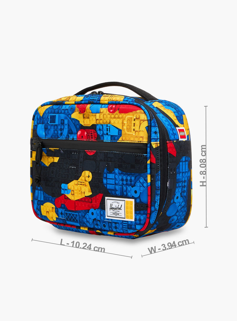 شنطة غداء بسحاب إغلاق وطبعات ليجو من هيرشيل سبلاي كو-school-lunchessentials-lunchbags-image-2