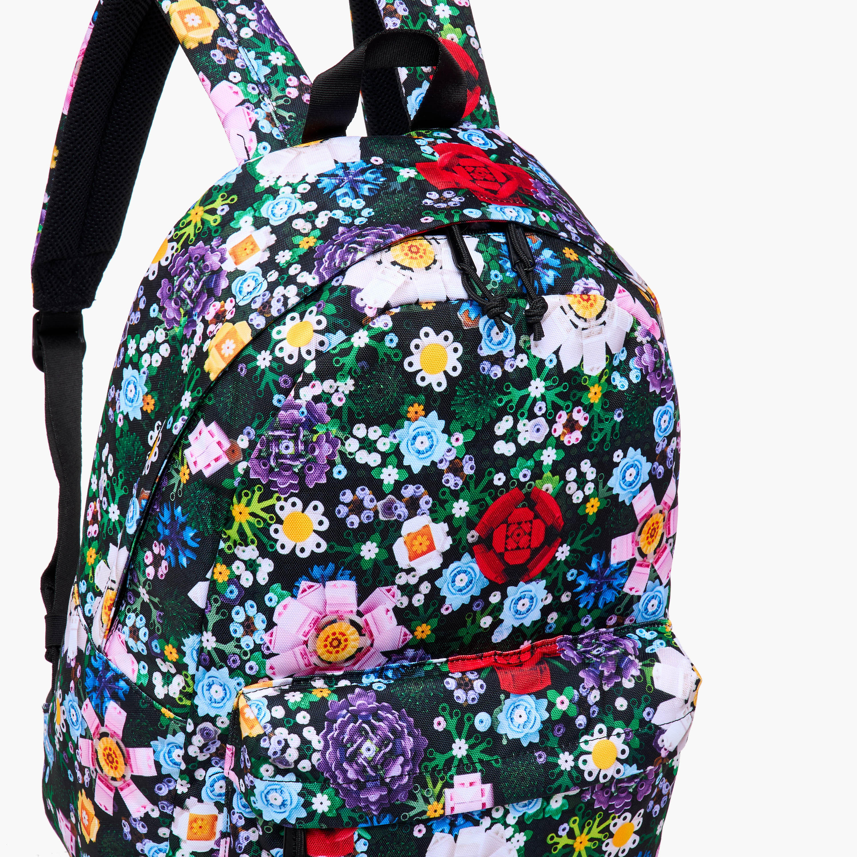 Herschel Supply Co Floral Print Backpack with Adjustable Straps and Zip Closure - 18x13x7 cms-school-bagsandbackpacks-backpacks-image-7