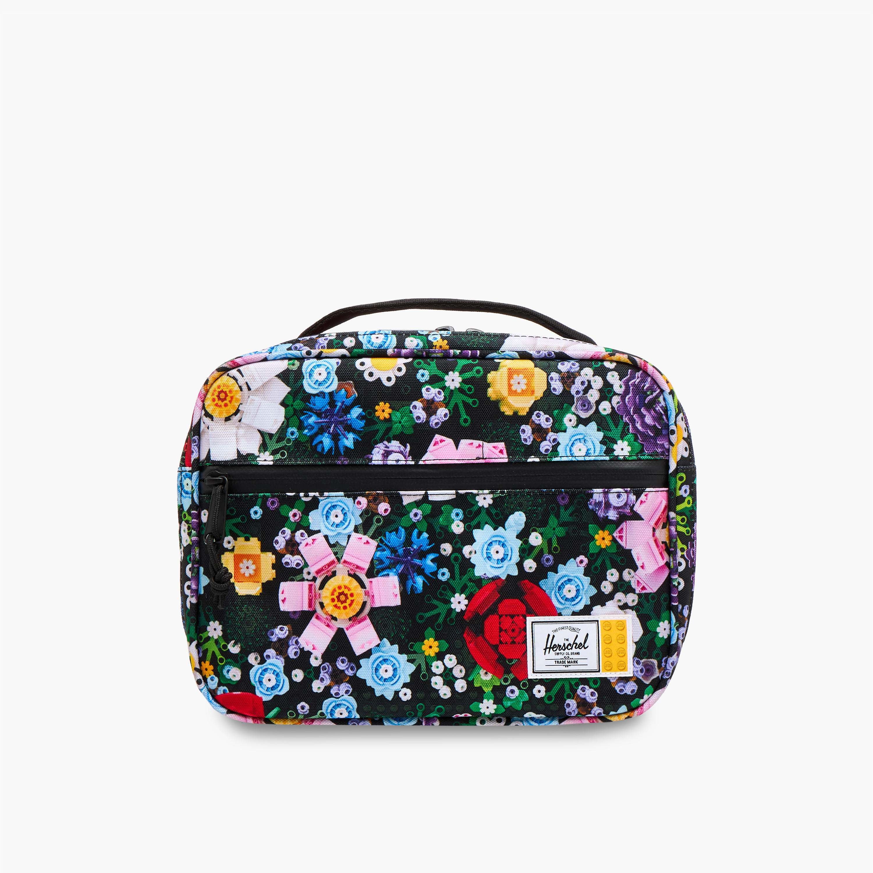 Herschel Supply Co Lego Print Lunch Bag with Zip Closure-school-lunchessentials-lunchbags-image-1