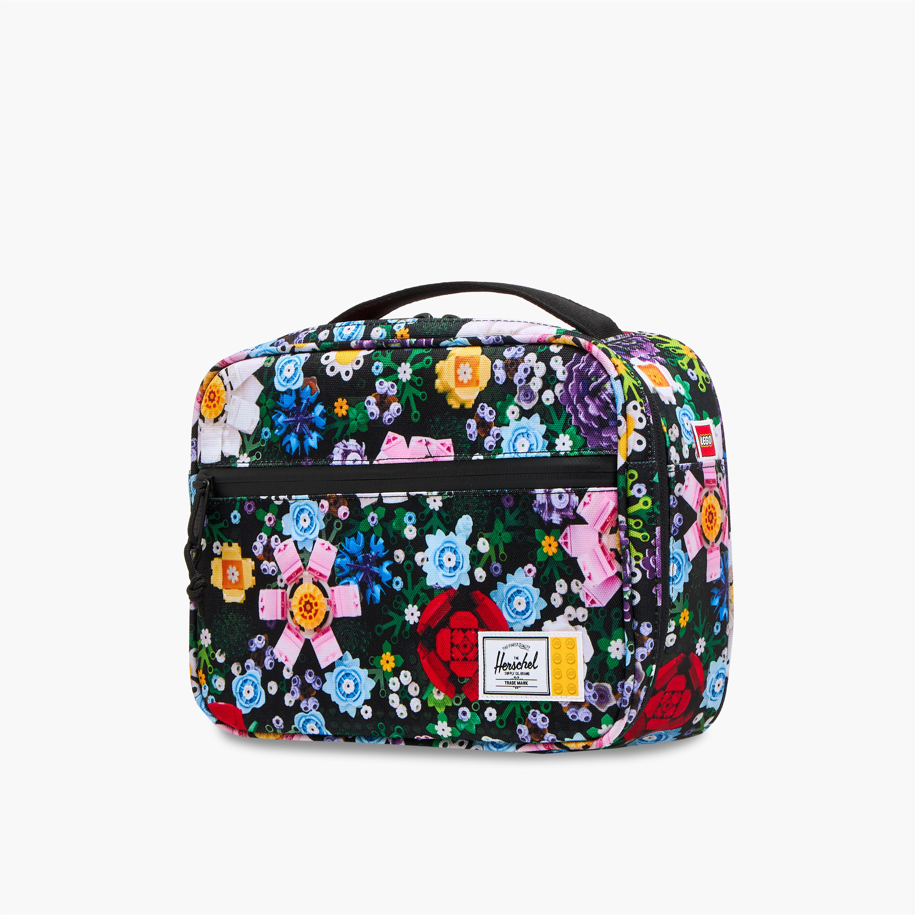 Herschel Supply Co Lego Print Lunch Bag with Zip Closure-school-lunchessentials-lunchbags-image-2
