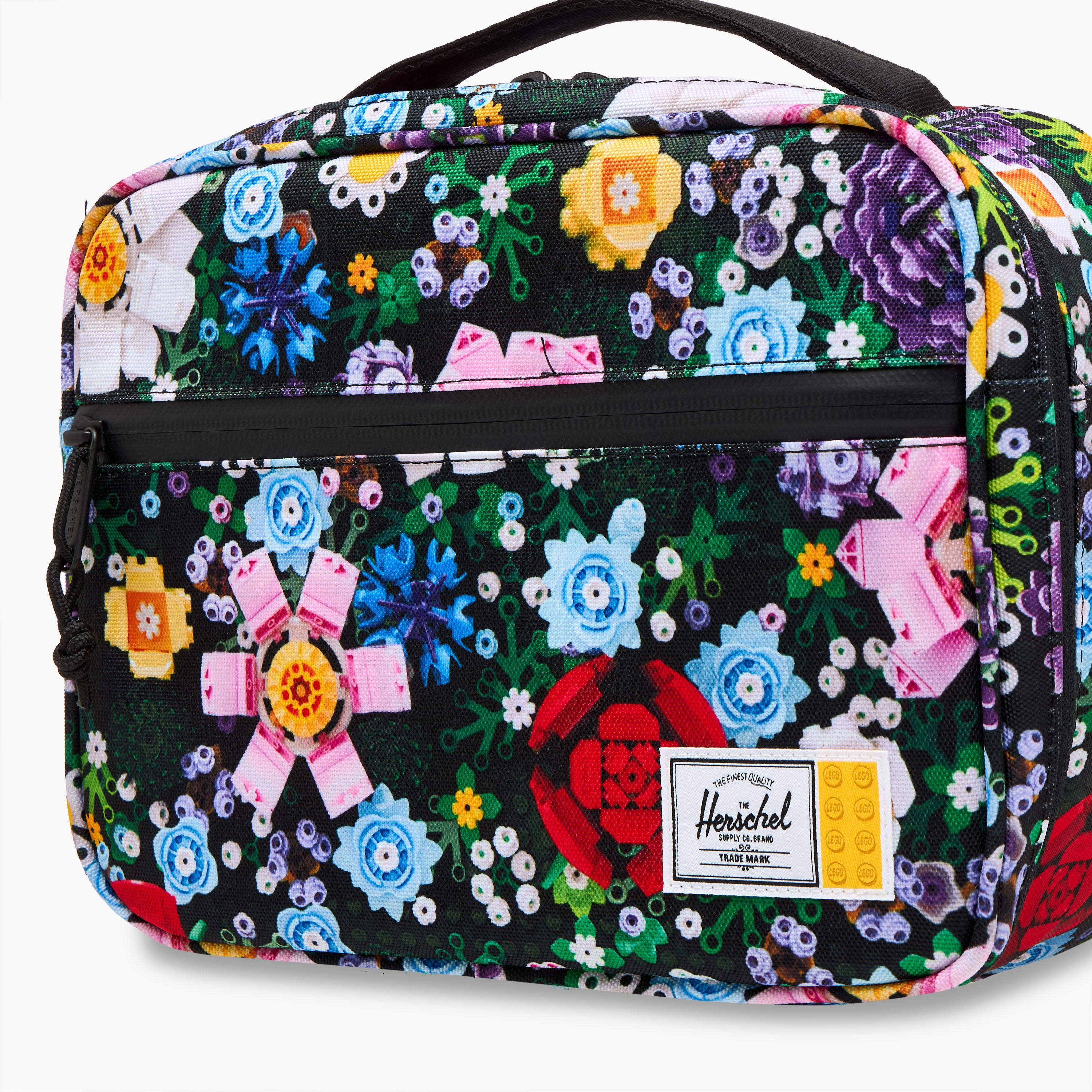 Herschel Supply Co Lego Print Lunch Bag with Zip Closure-school-lunchessentials-lunchbags-image-4