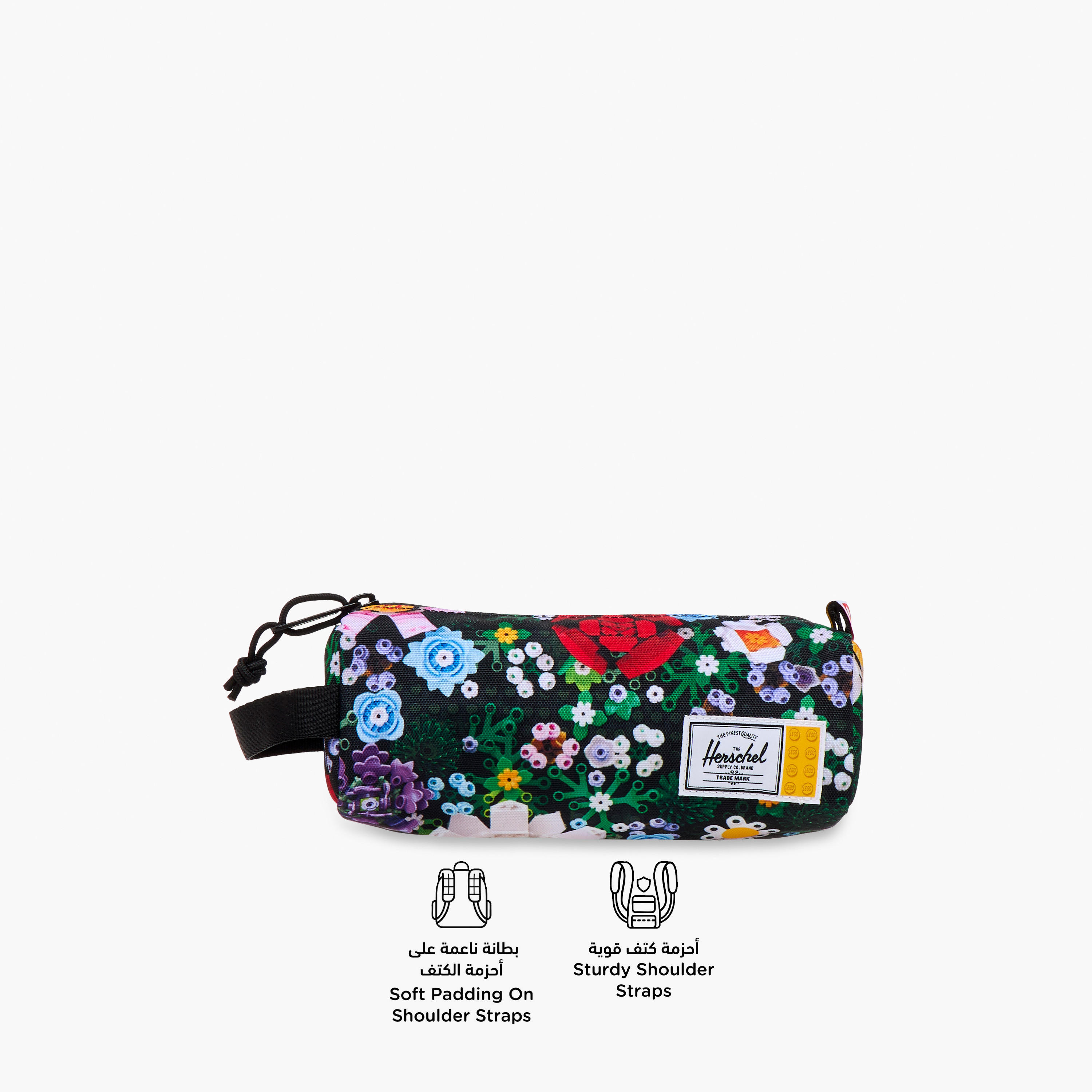 Herschel Supply Co Lego Settlement Print Pencil Pouch with Zip Closure-school-stationery-pencilcases-image-4