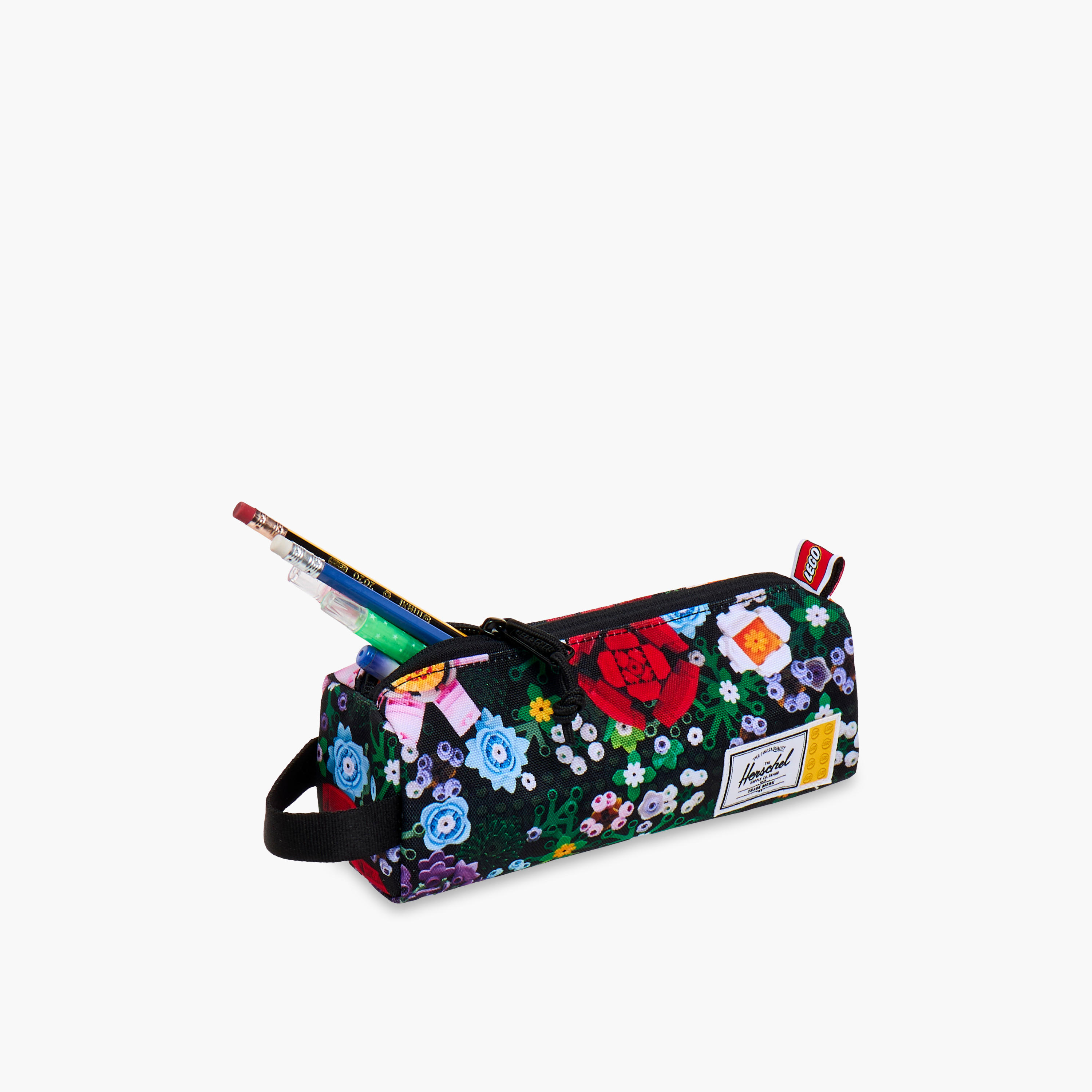 Herschel Supply Co Lego Settlement Print Pencil Pouch with Zip Closure-school-stationery-pencilcases-image-8