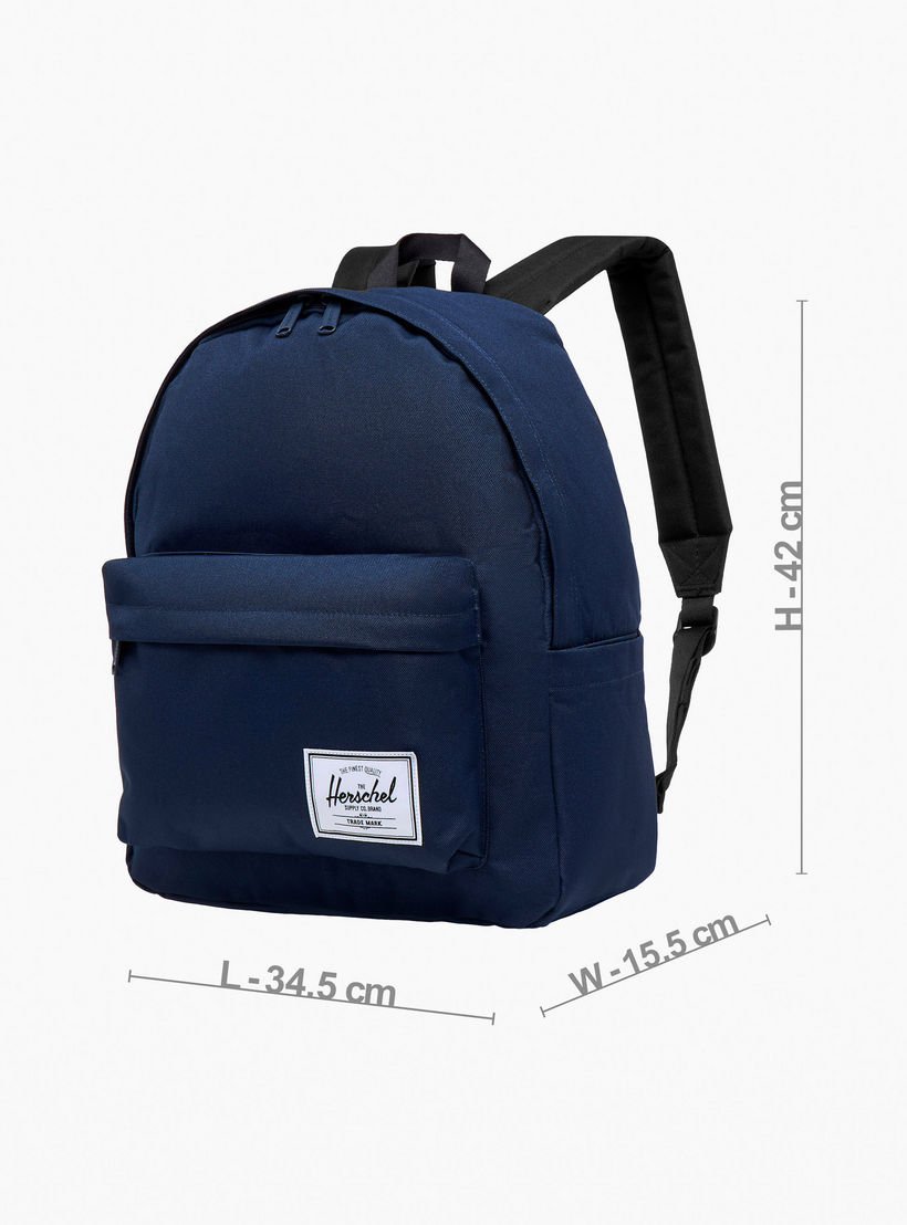 Herschel Supply Co Solid Backpack with Adjustable Straps and Zip Closure - 15x35x42 cms-school-bagsandbackpacks-backpacks-image-7