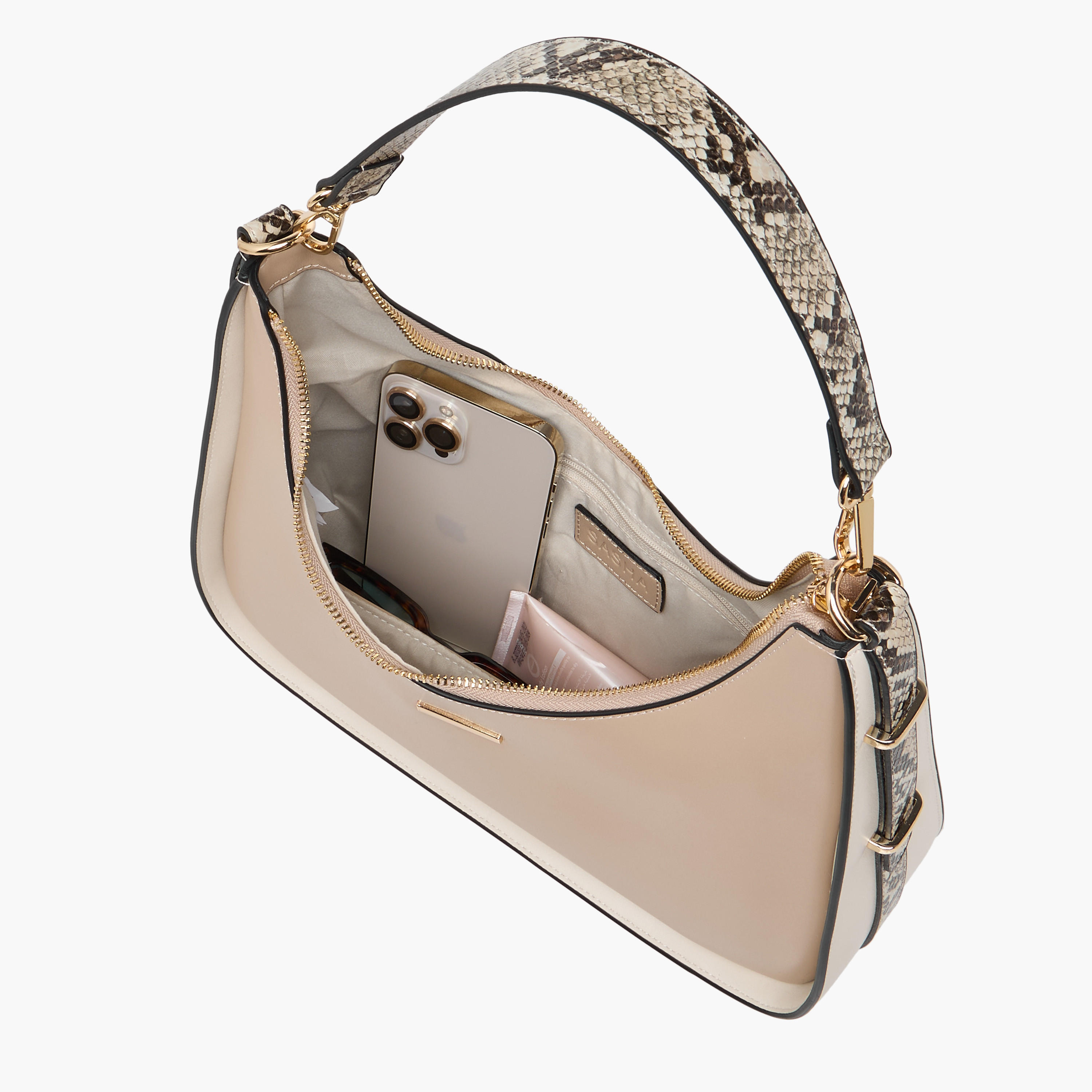شنطة كتف سادة بحزام بطبعات حيوانات من ساشا-women-bagsandwallets-handbags-image-9