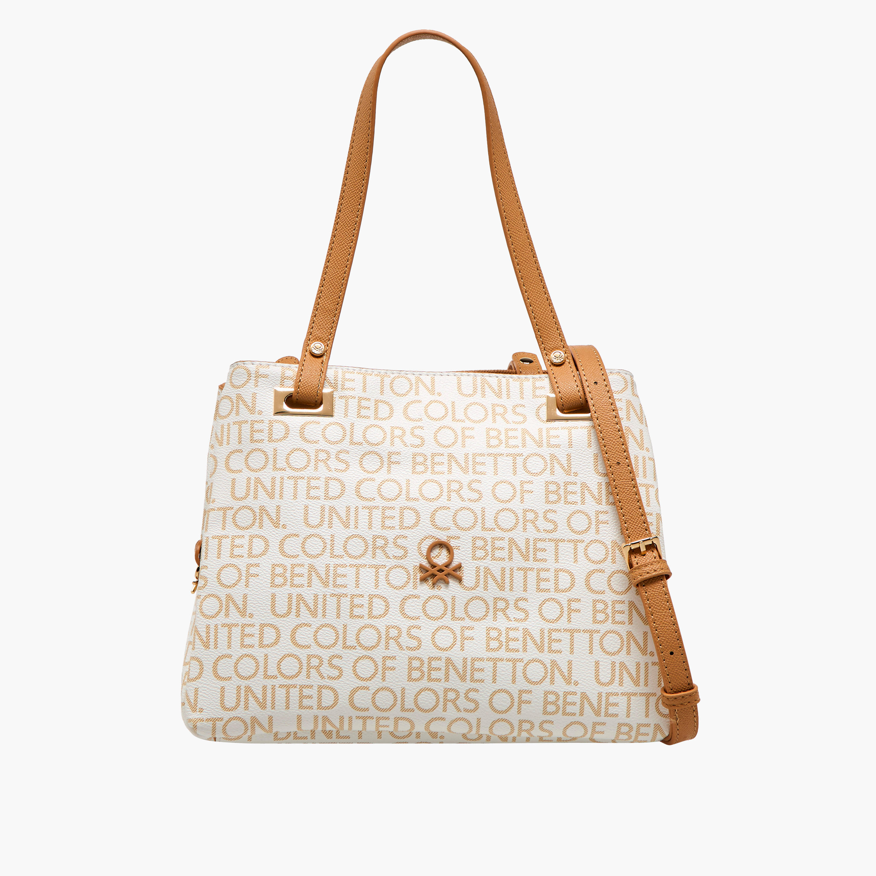 شنطة توتي بطبعات مونوجرام ومقابض مزدوجة من يو سي بي-women-bagsandwallets-handbags-image-1