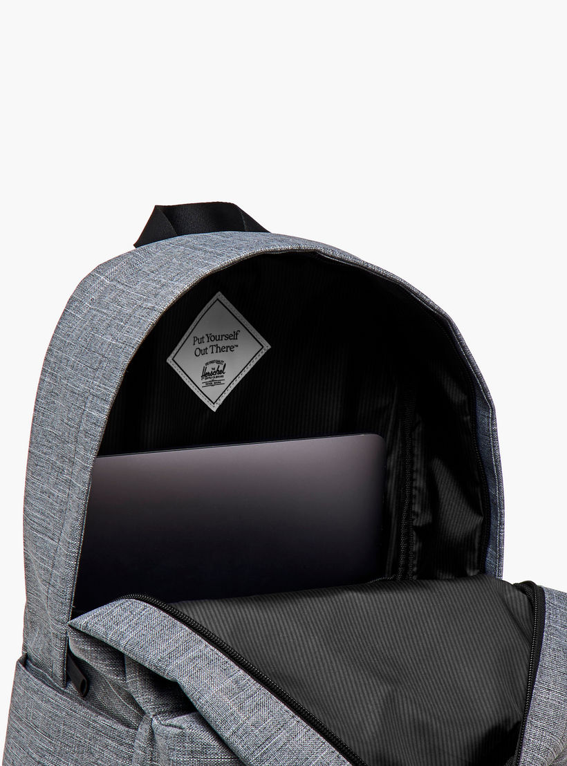 Herschel Supply Co Solid Backpack with Adjustable Straps and Zip Closure - 46x31x17 cms-school-bagsandbackpacks-backpacks-image-8
