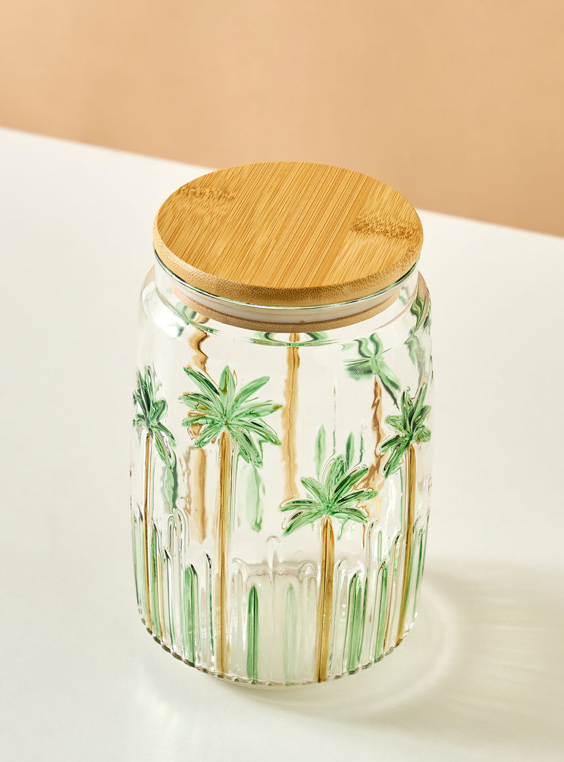علبة بنقوش شجر النخيل - 1 لتر-household-kitchen-foodstorage-containers-image-2
