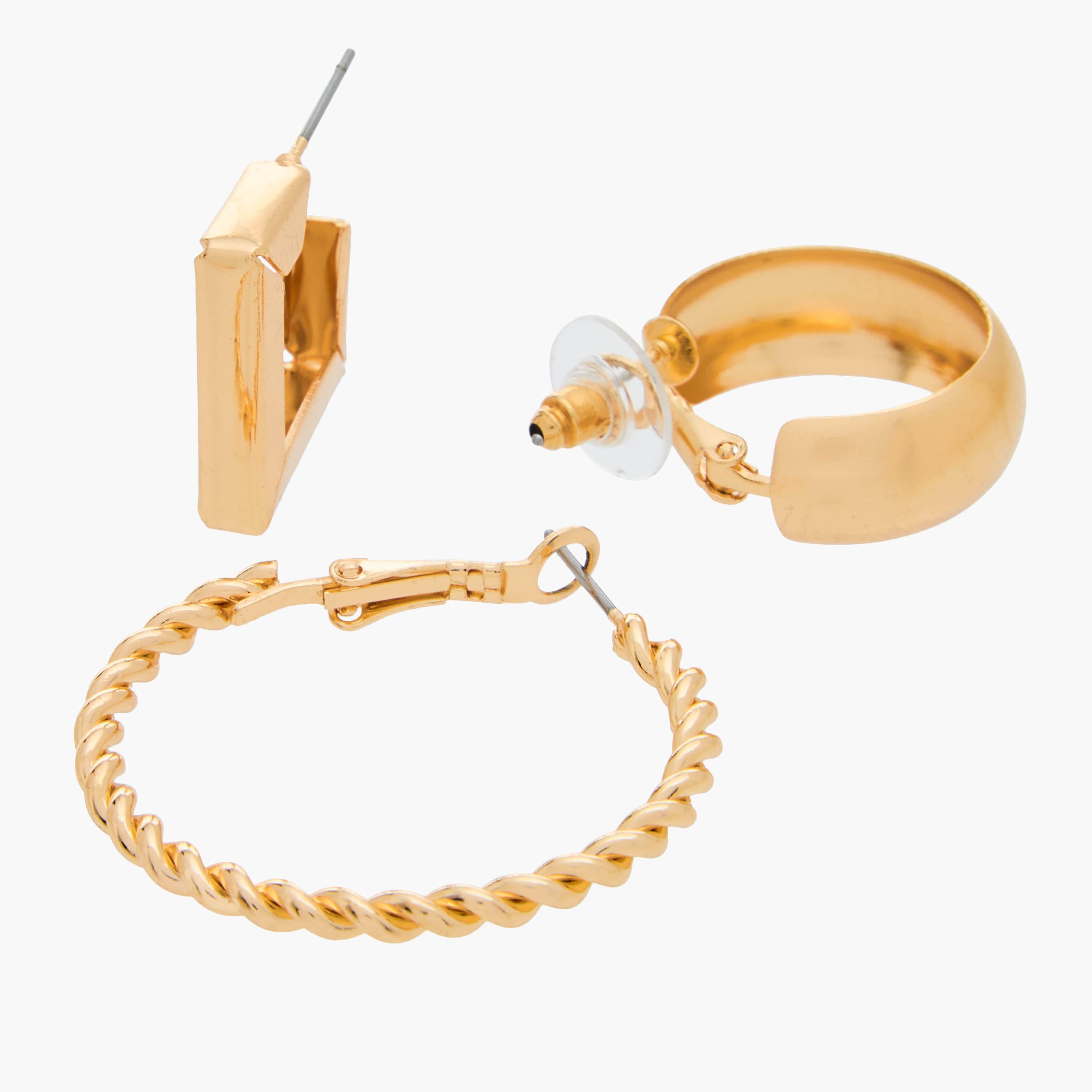 Assorted Hoop Earrings - Set of 6-women-watchesandjewellery-jewellery-earrings-image-8