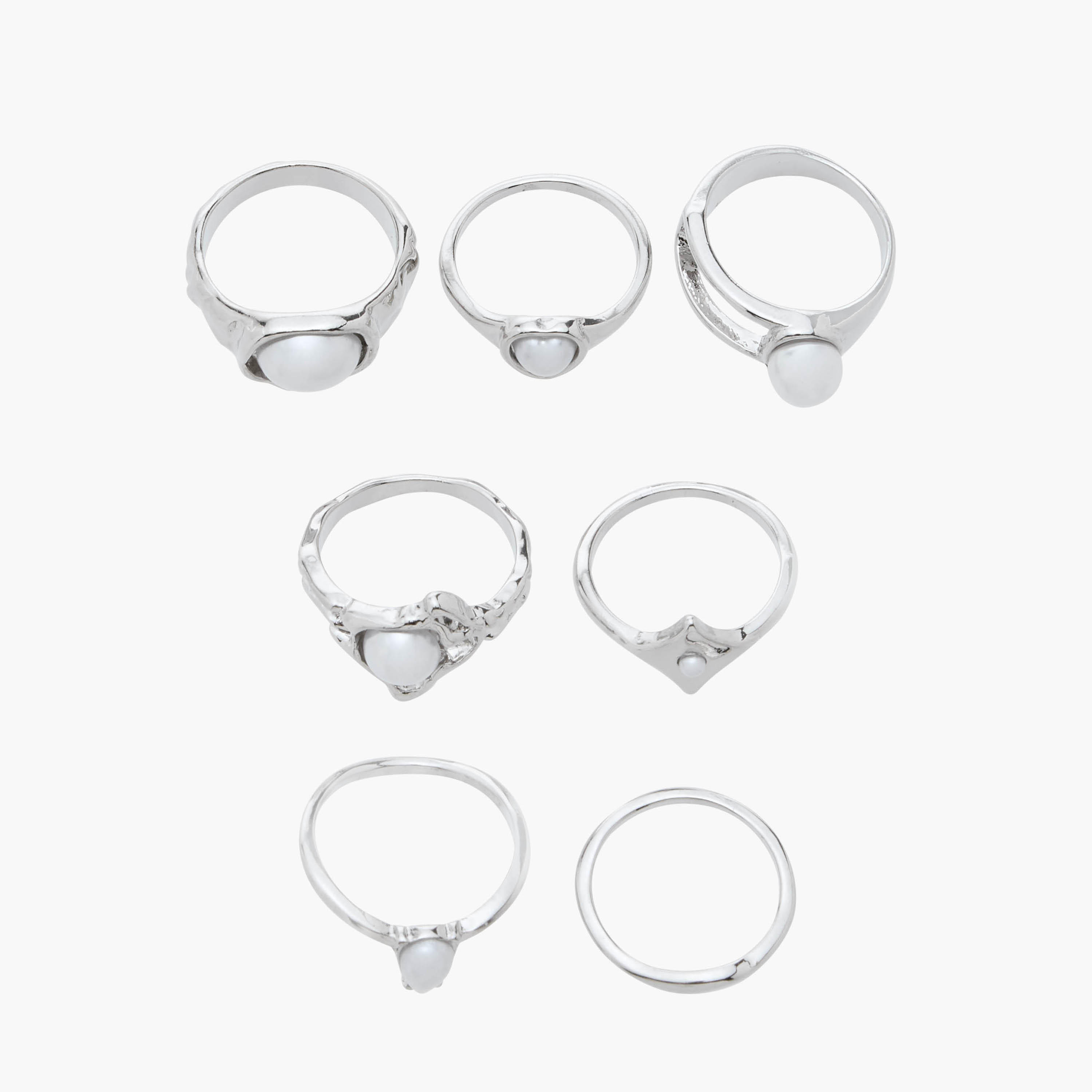 Embellished Ring - Set of 7-women-watchesandjewellery-jewellery-rings-image-1