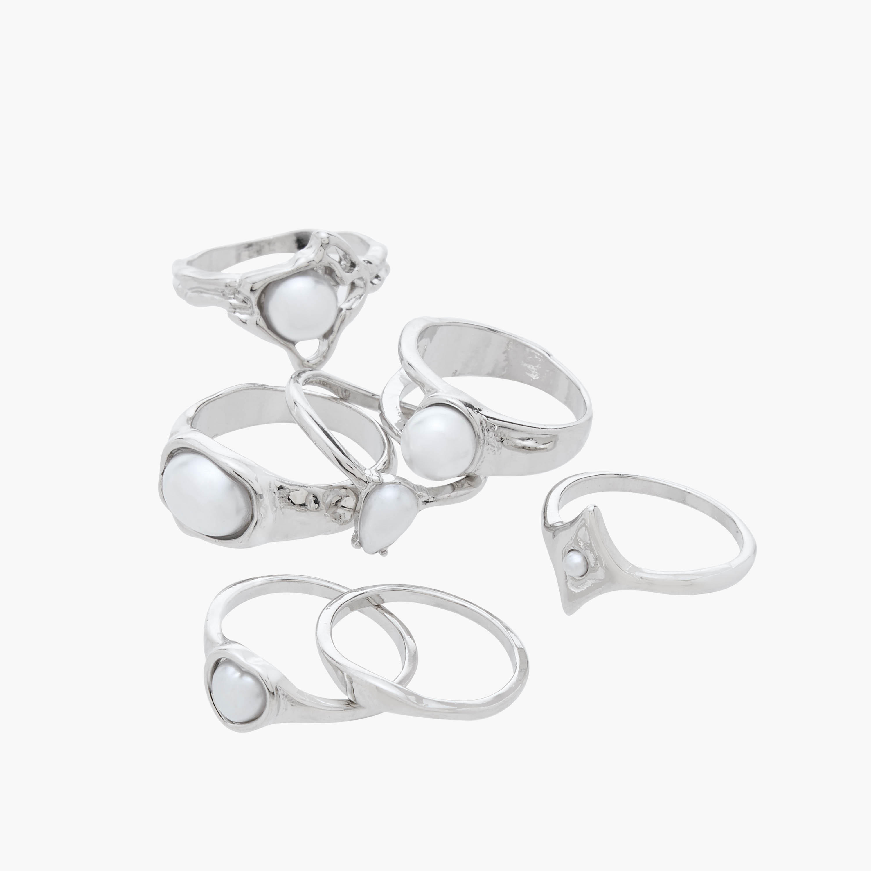 Embellished Ring - Set of 7-women-watchesandjewellery-jewellery-rings-image-2