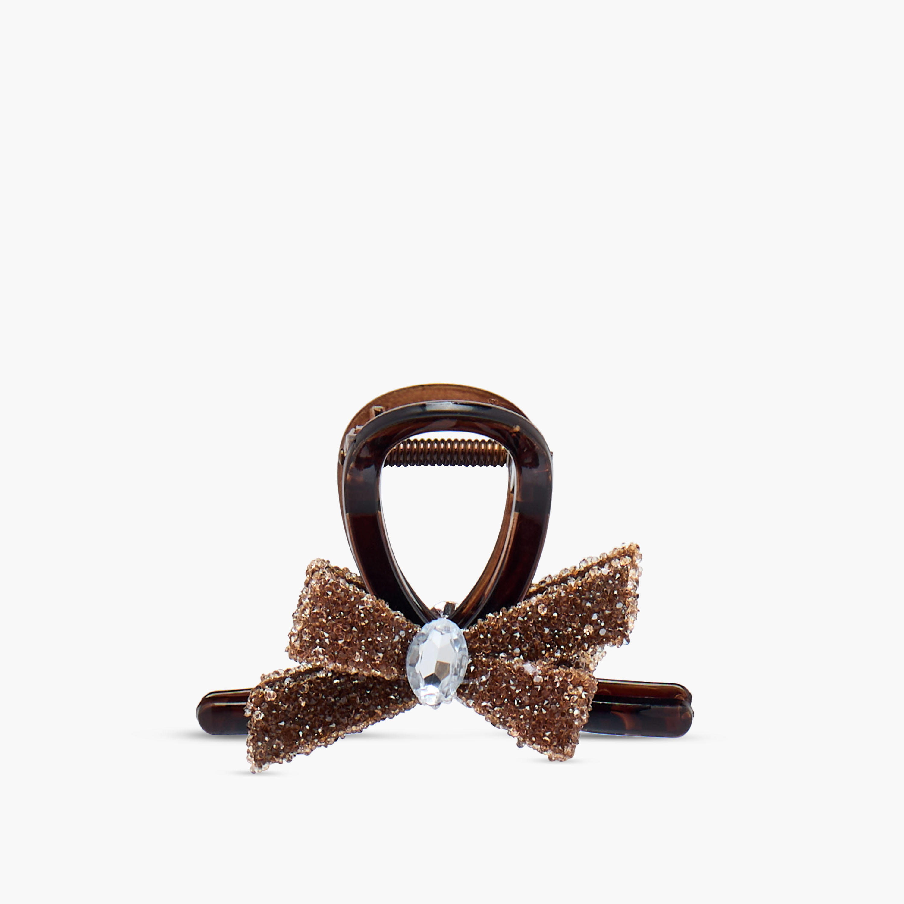 Hair Clamp with Bow Accent-women-hairaccessories-clamps-image-1
