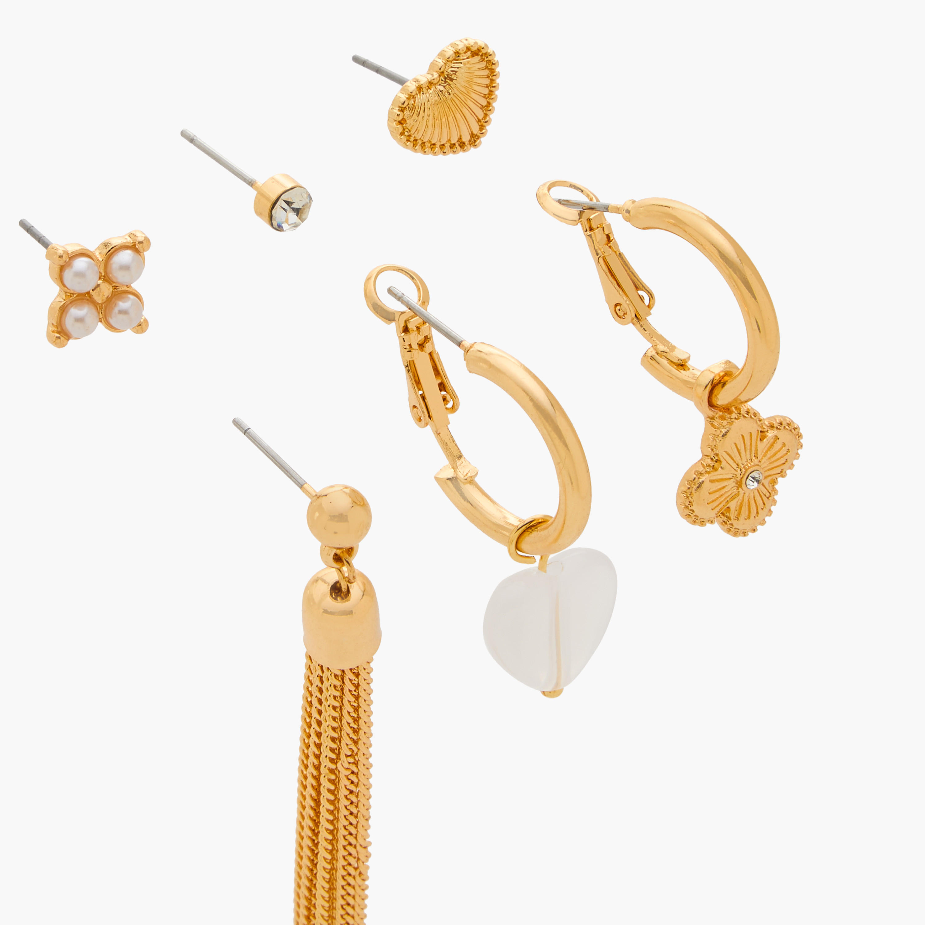 Assorted Earrings - Set of 6-women-watchesandjewellery-jewellery-earrings-image-3