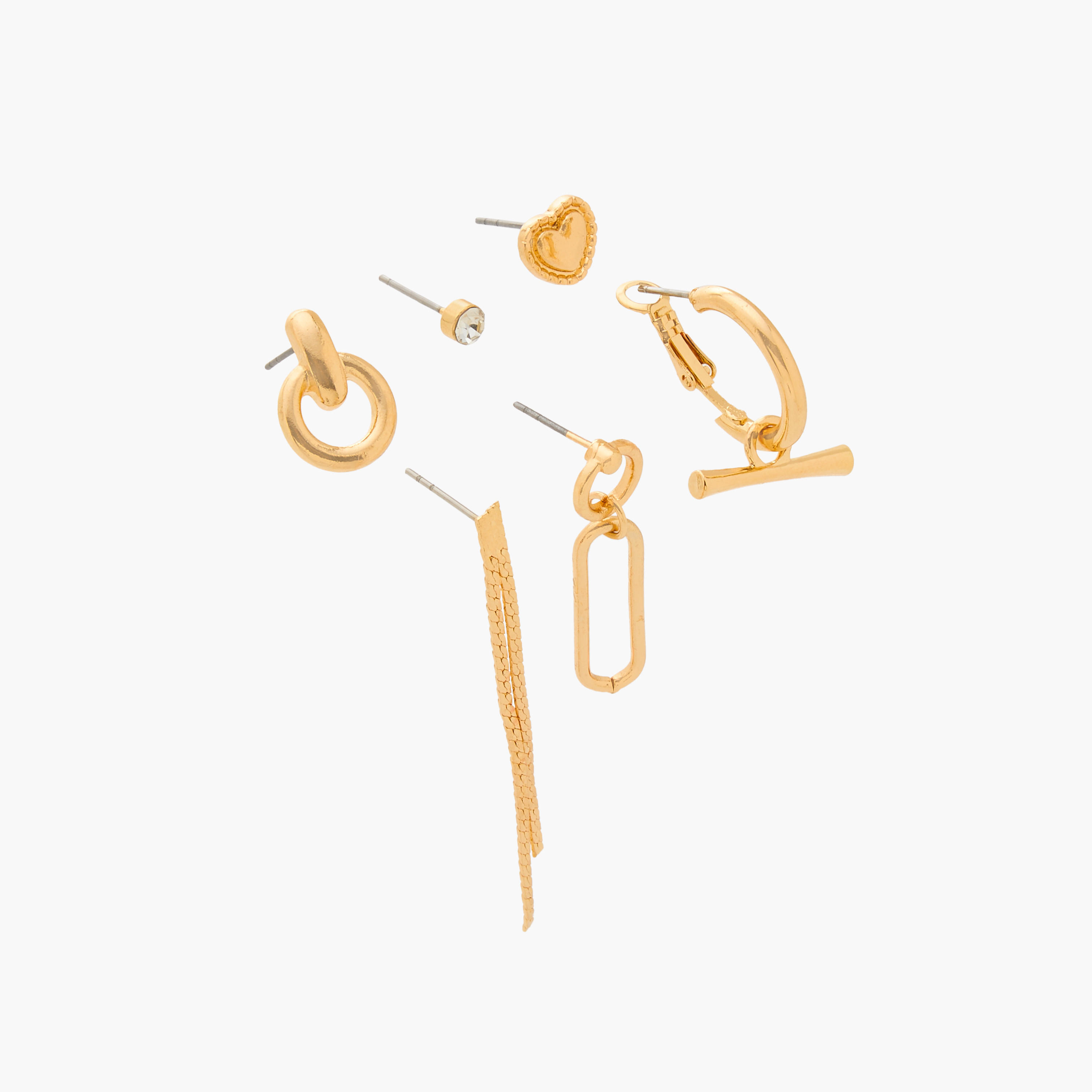حلقان متنوعة - طقم من 6-women-watchesandjewellery-jewellery-earrings-image-2