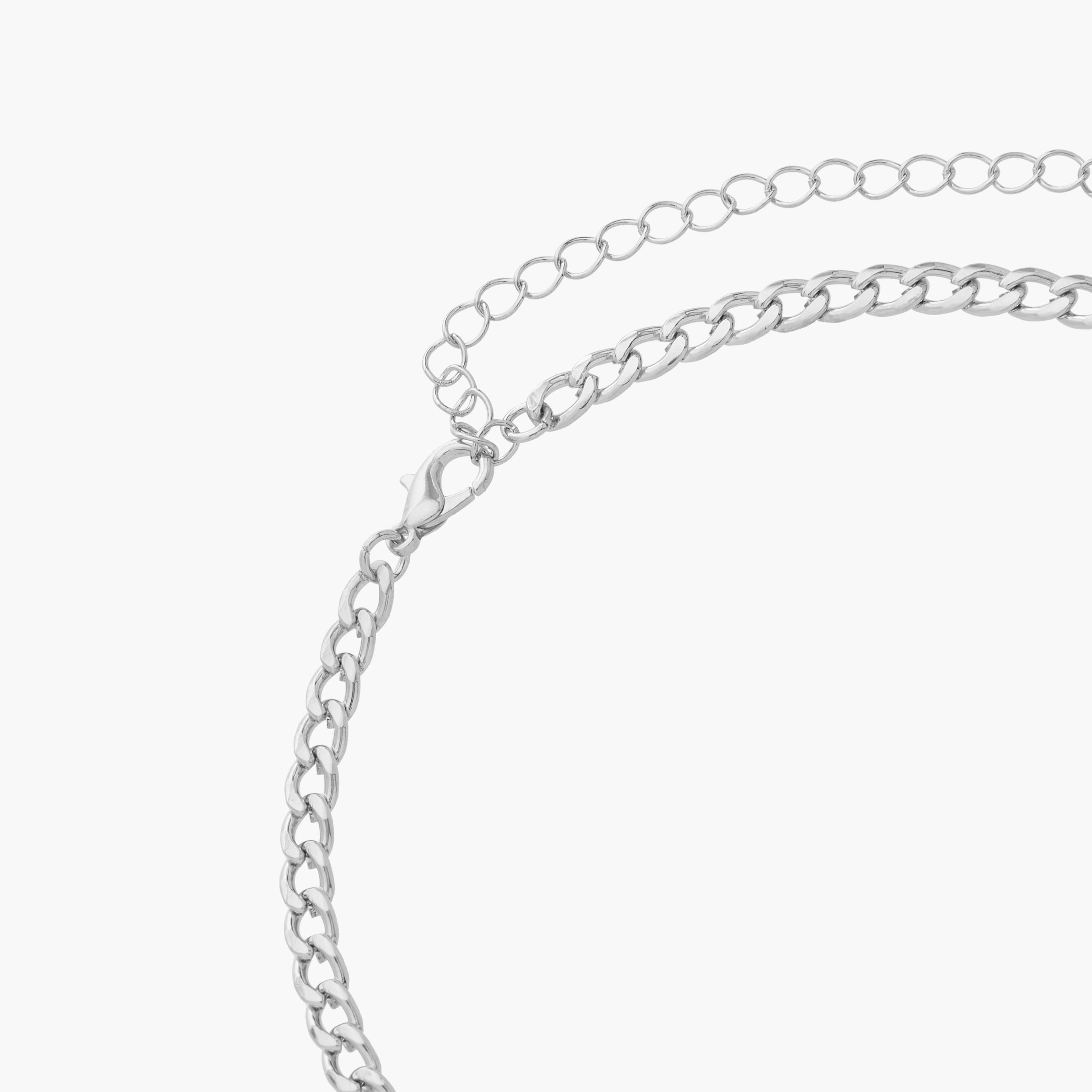 Metallic Necklace with Lobster Clasp Closure-women-watchesandjewellery-jewellery-necklacesandpendants-image-4