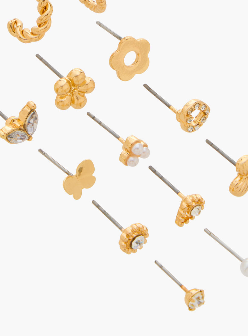 Assorted Earrings with Pushback Closure - Set of 15-women-watchesandjewellery-jewellery-earrings-image-3