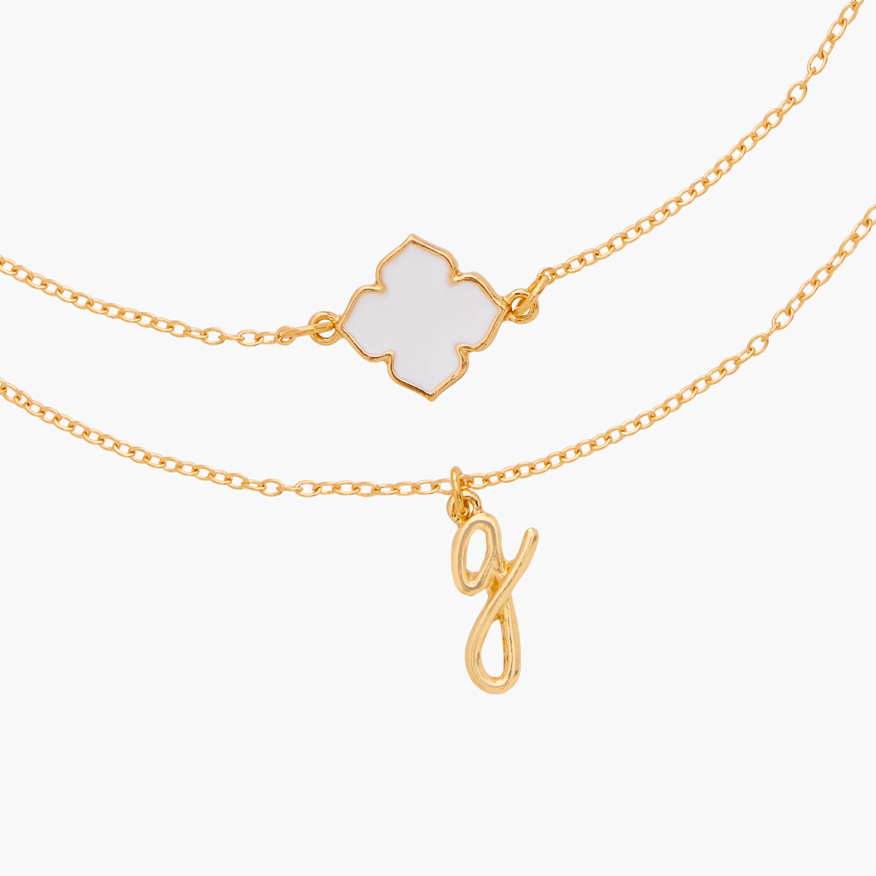 Alphabet Pendant Layered Necklace with Lobster Clasp-women-watchesandjewellery-jewellery-necklacesandpendants-image-4