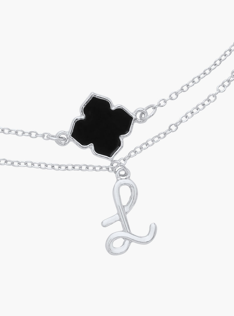Alphabet Pendant Layered Necklace with Lobster Clasp Closure-women-watchesandjewellery-jewellery-necklacesandpendants-image-3