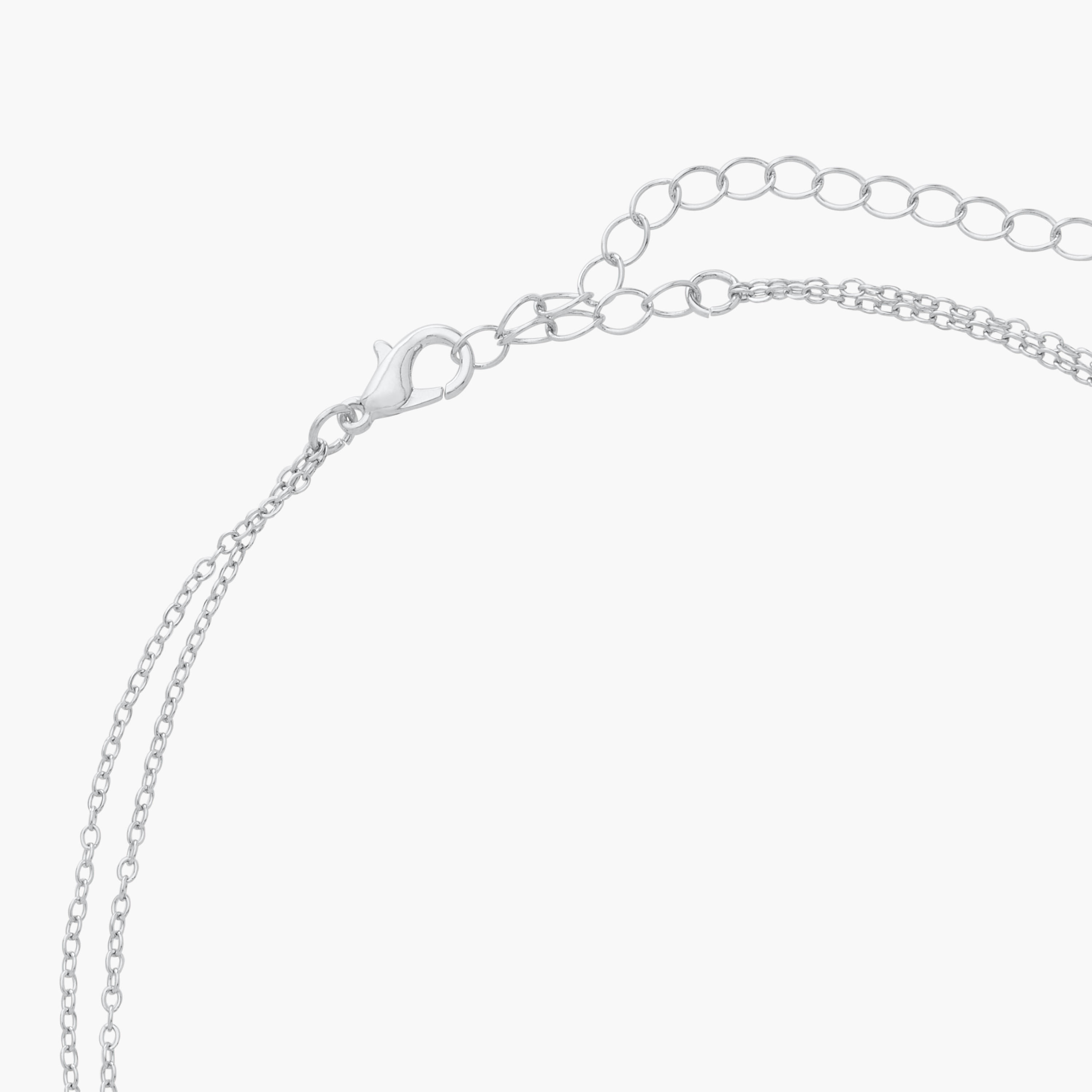 Alphabet Pendant Layered Necklace with Lobster Clasp Closure-women-watchesandjewellery-jewellery-necklacesandpendants-image-4