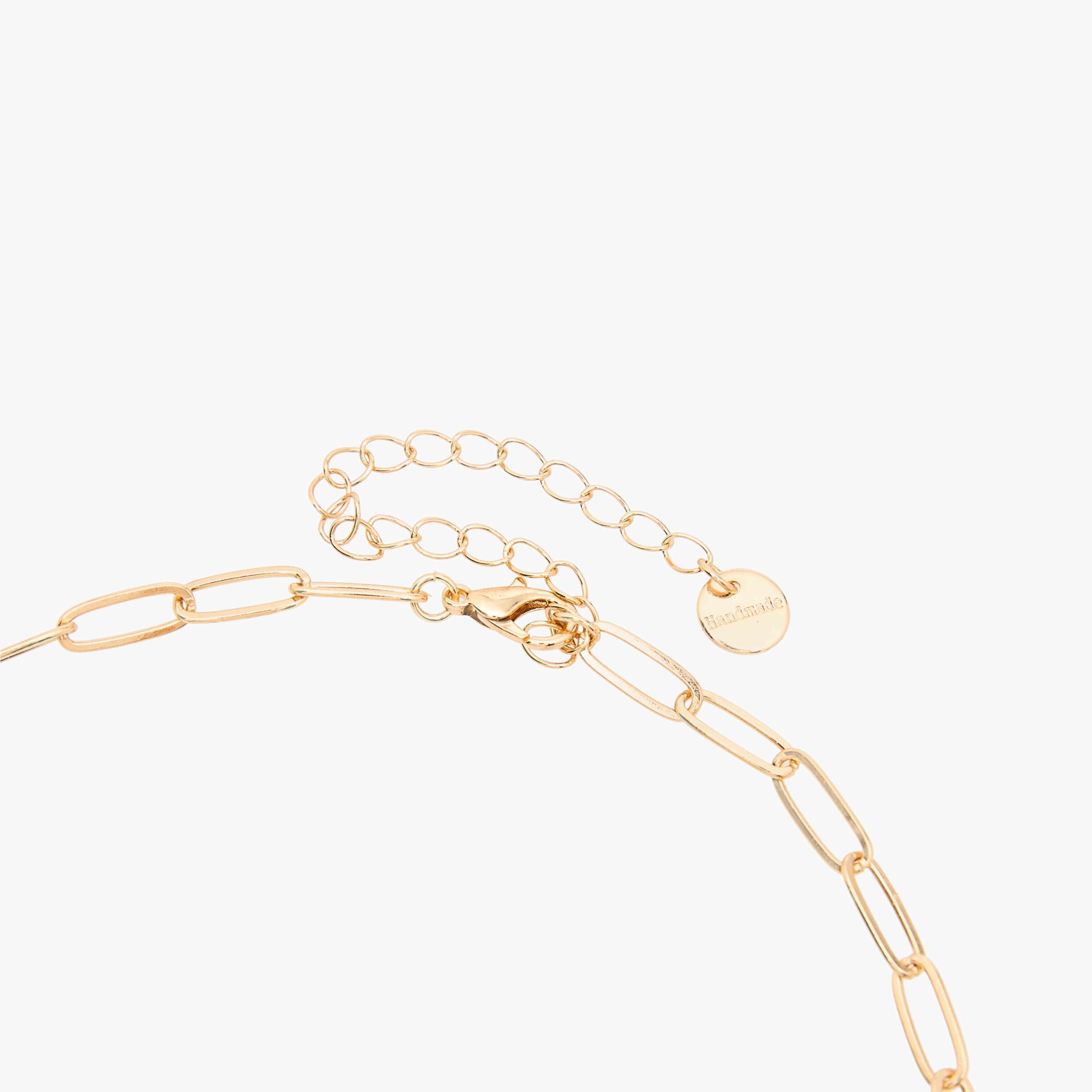 Pearl and Charm Necklace with Lobster Clasp Closure - Set of 2-women-watchesandjewellery-jewellery-necklacesandpendants-image-5