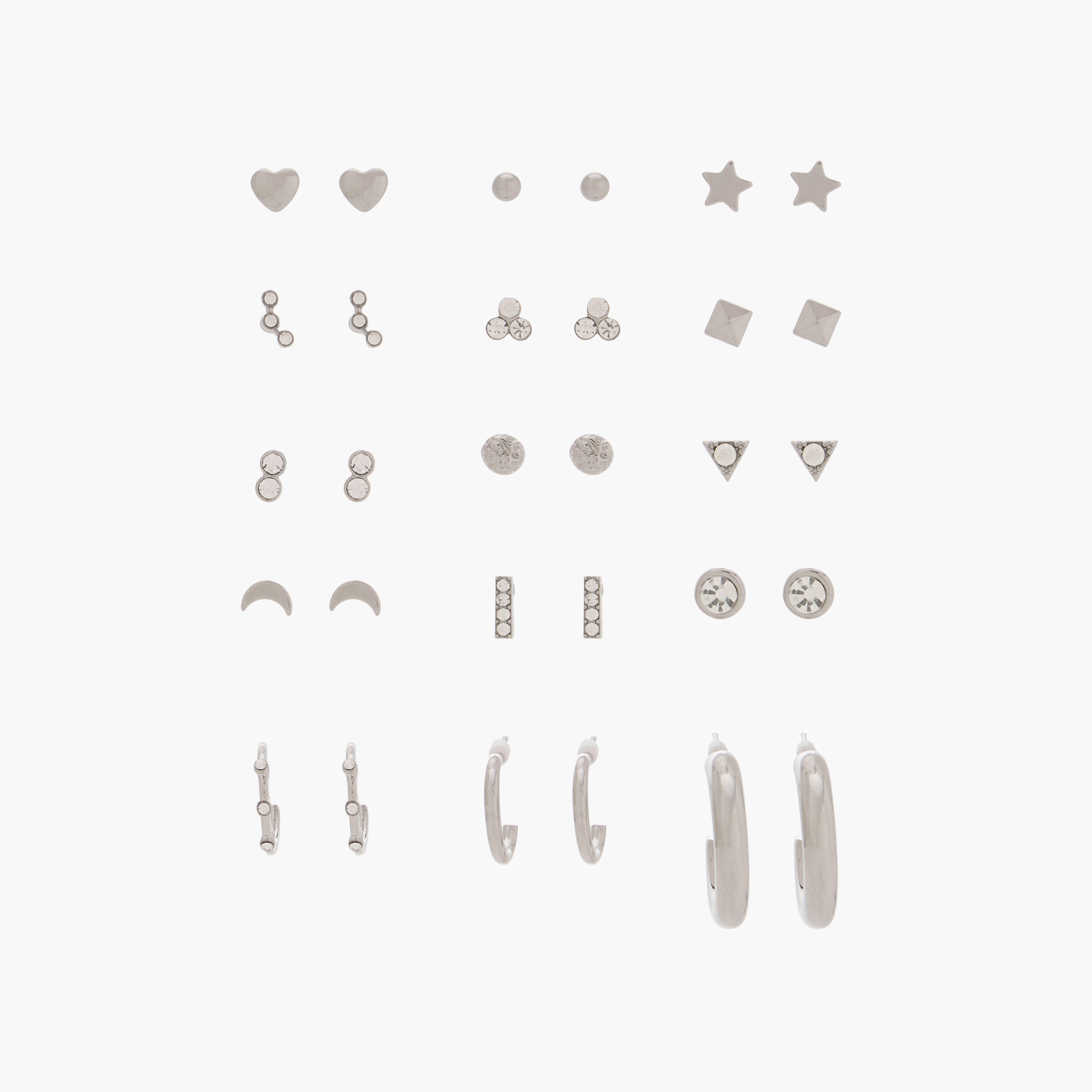 Assorted Earrings with Pushback Closure - Set of 12-women-watchesandjewellery-jewellery-earrings-image-1