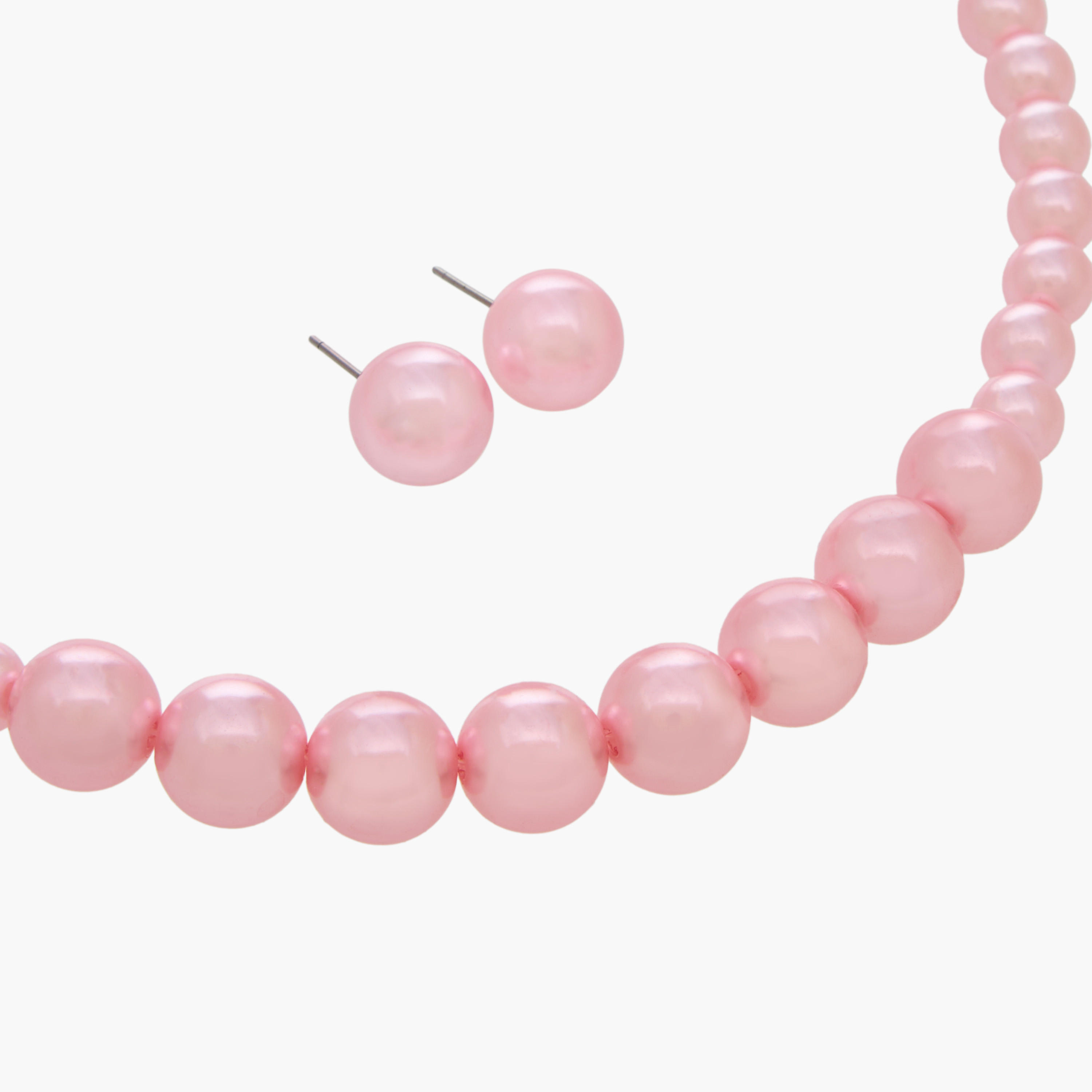 Beaded Necklace and Earrings Set-women-watchesandjewellery-jewellery-jewellerysets-image-3