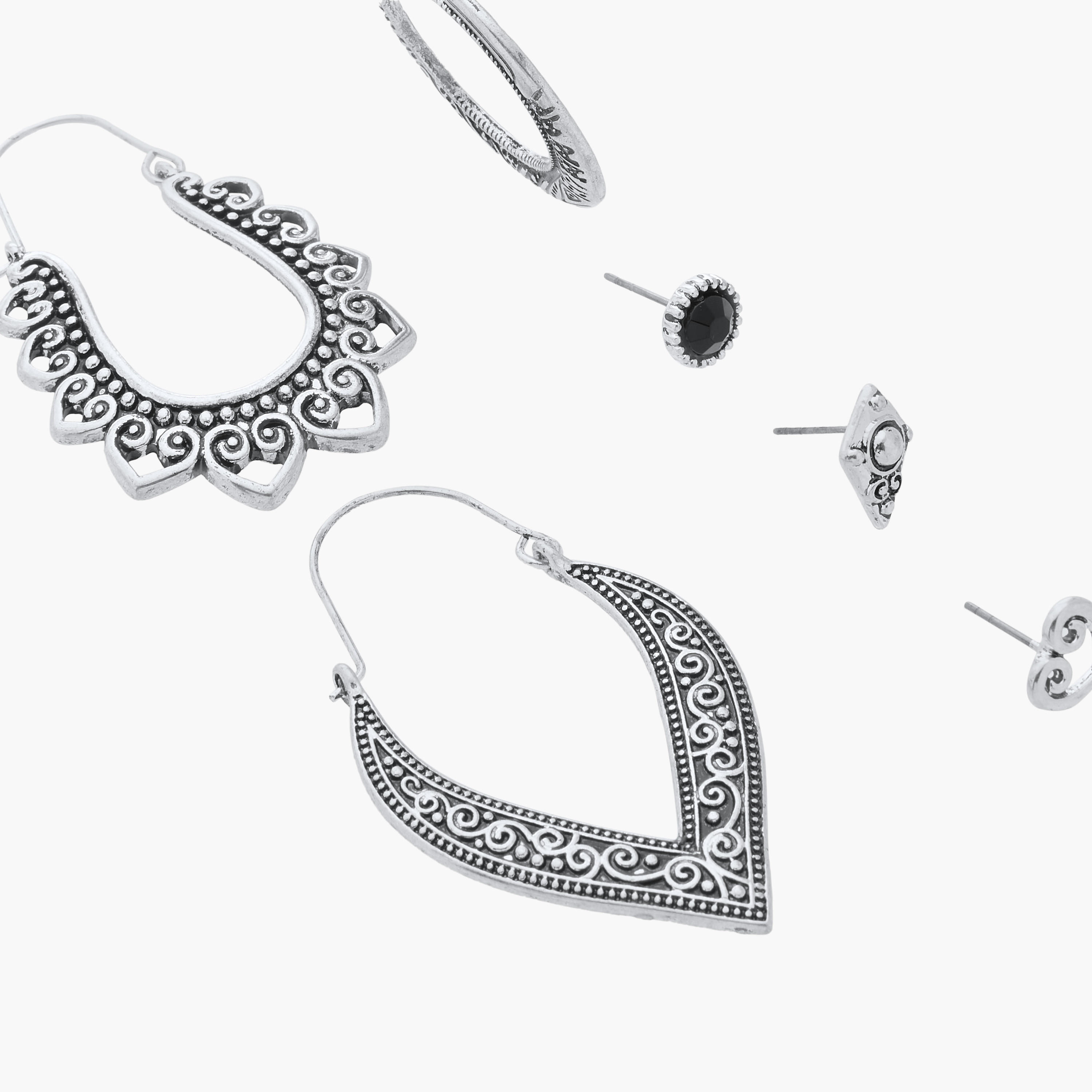 Assorted Earrings - Set of 6-women-watchesandjewellery-jewellery-earrings-image-3