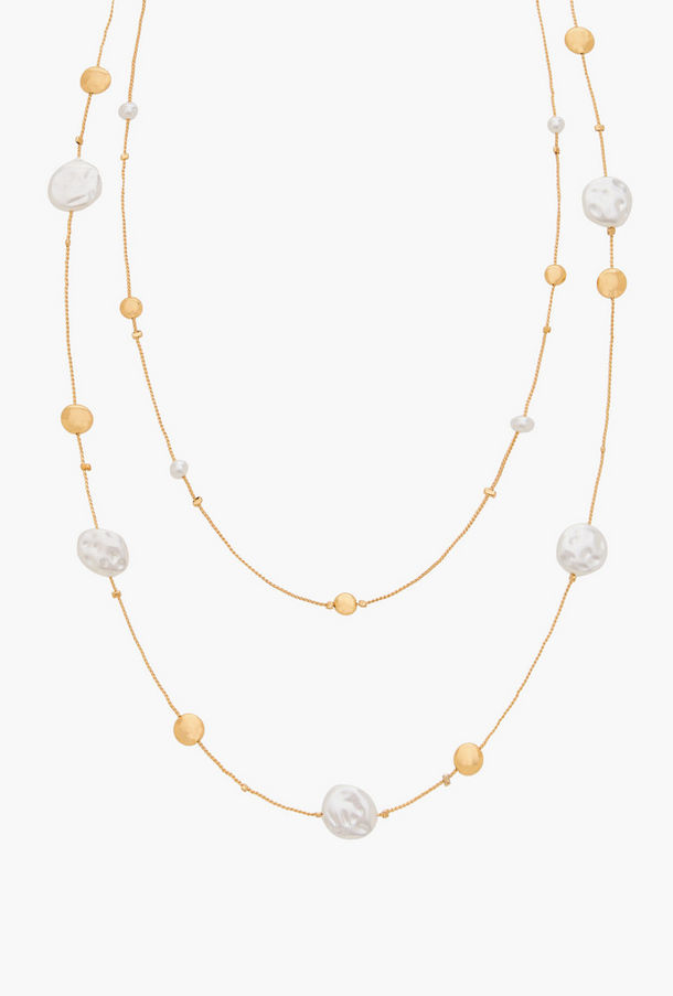 عقد طبقات مزين باللؤلؤ بمشبك إغلاق-women-watchesandjewellery-jewellery-necklacesandpendants-image-1