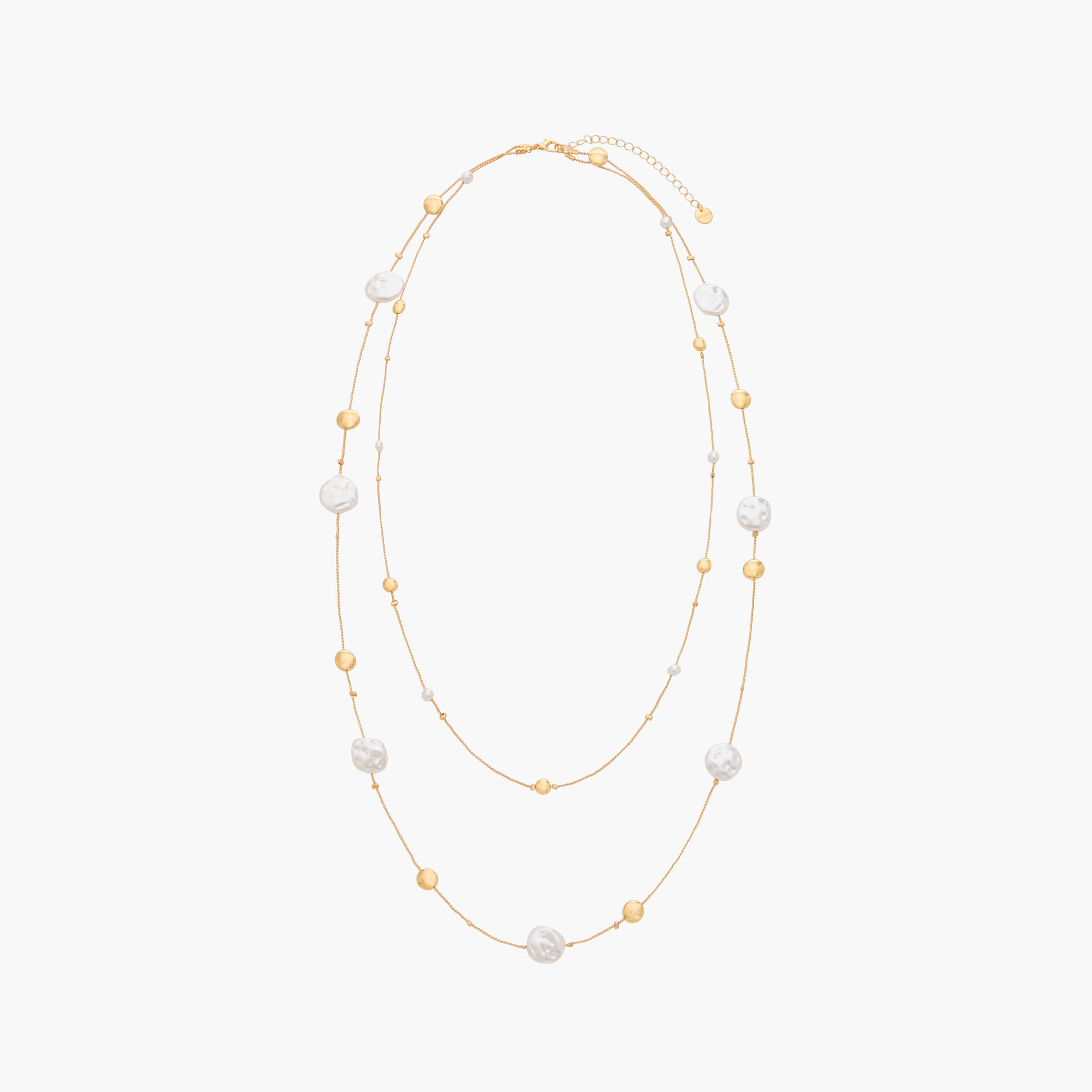 عقد طبقات مزين باللؤلؤ بمشبك إغلاق-women-watchesandjewellery-jewellery-necklacesandpendants-image-2
