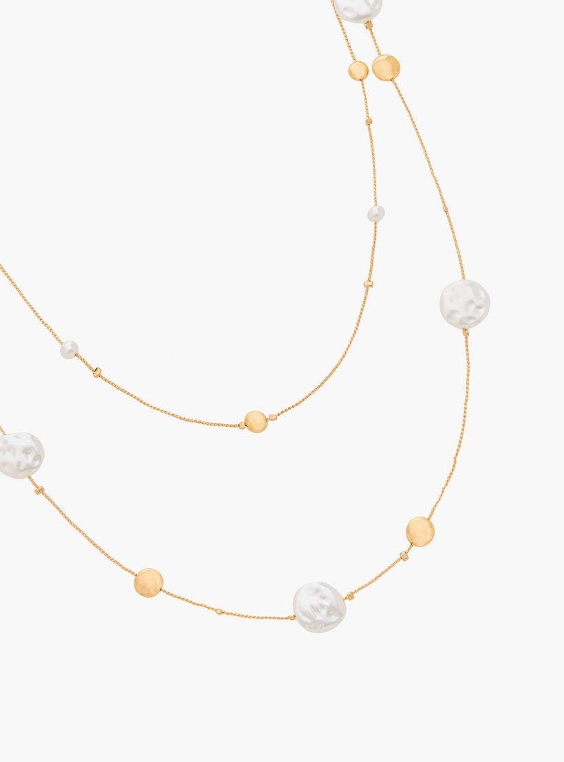 عقد طبقات مزين باللؤلؤ بمشبك إغلاق-women-watchesandjewellery-jewellery-necklacesandpendants-image-3